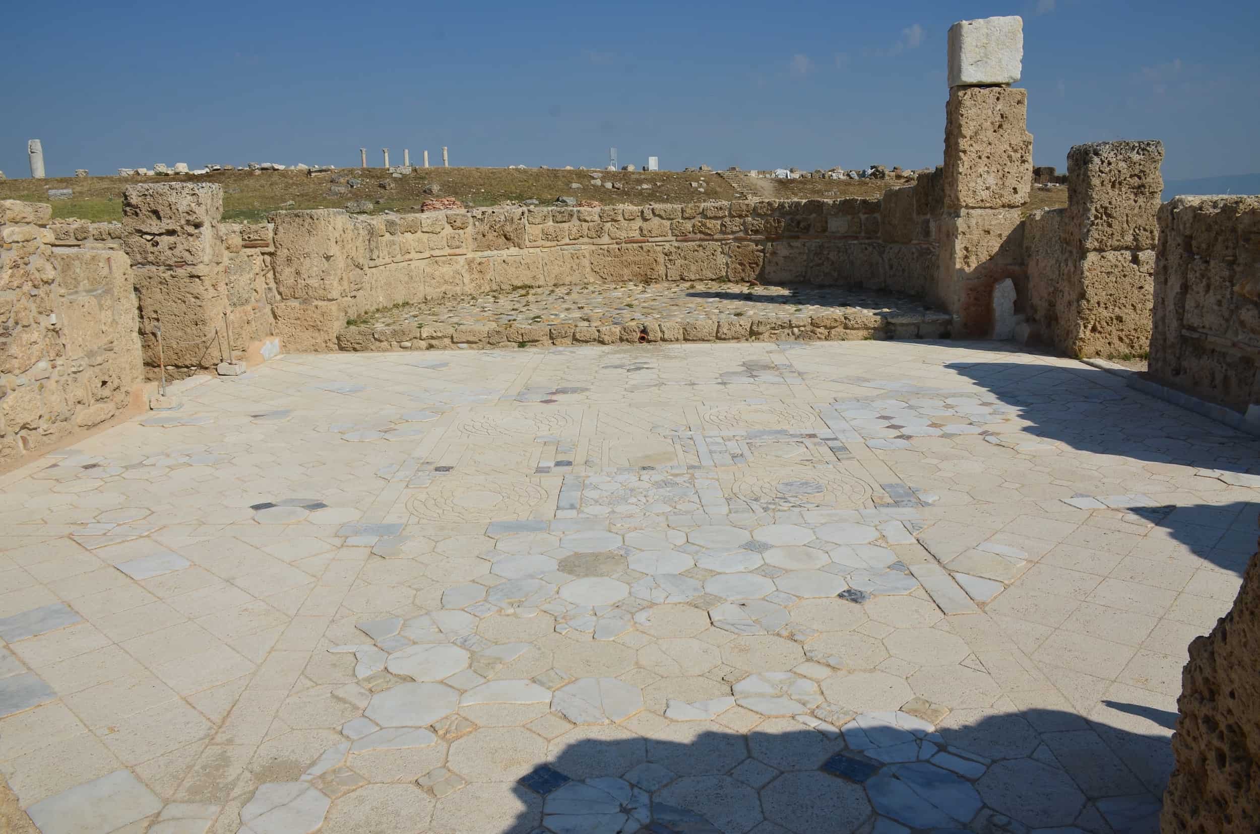 West hall of the Peristyle House with Church in Laodicea