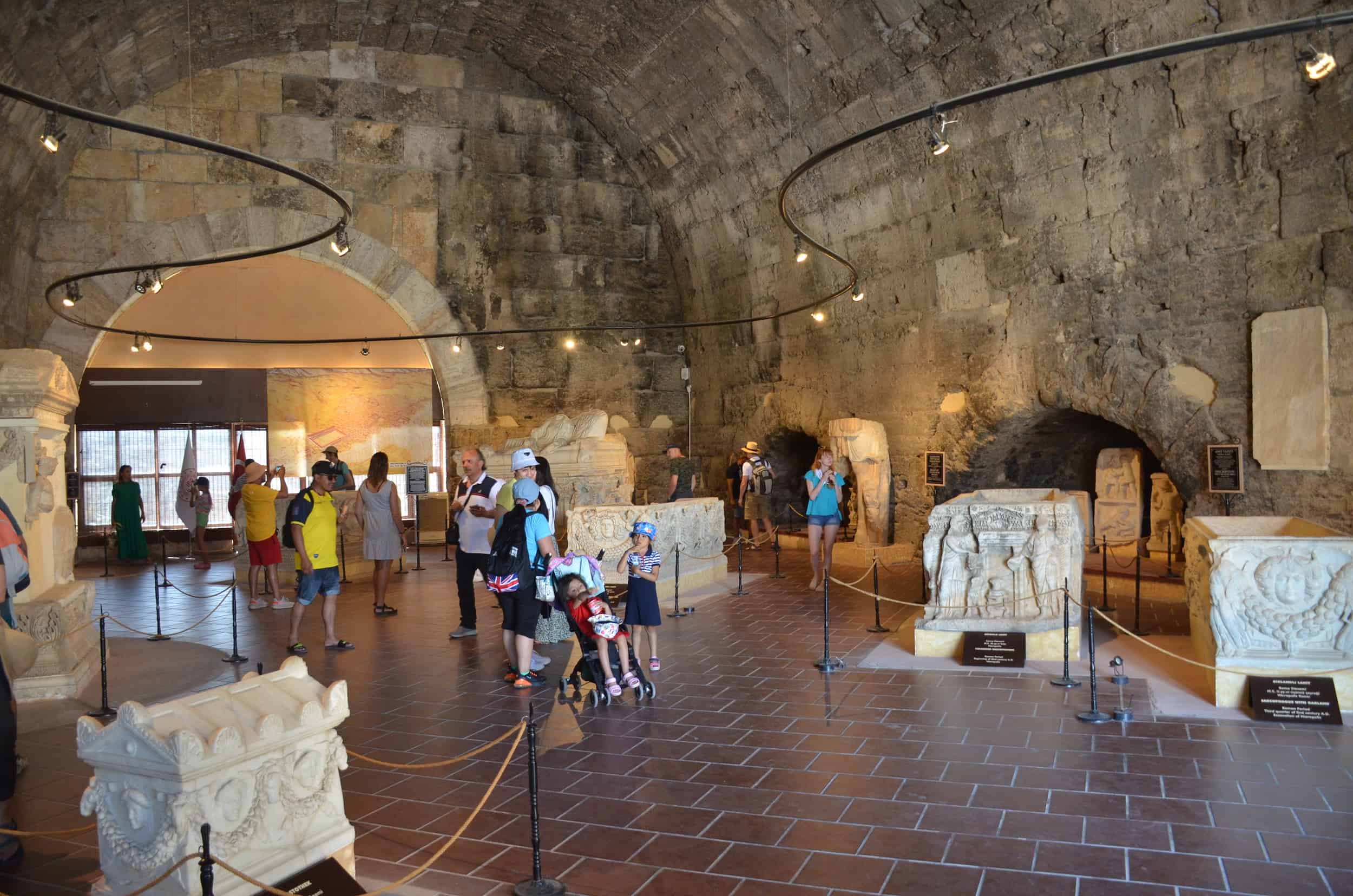 Sarcophagi and Statues Gallery at the Hierapolis Museum