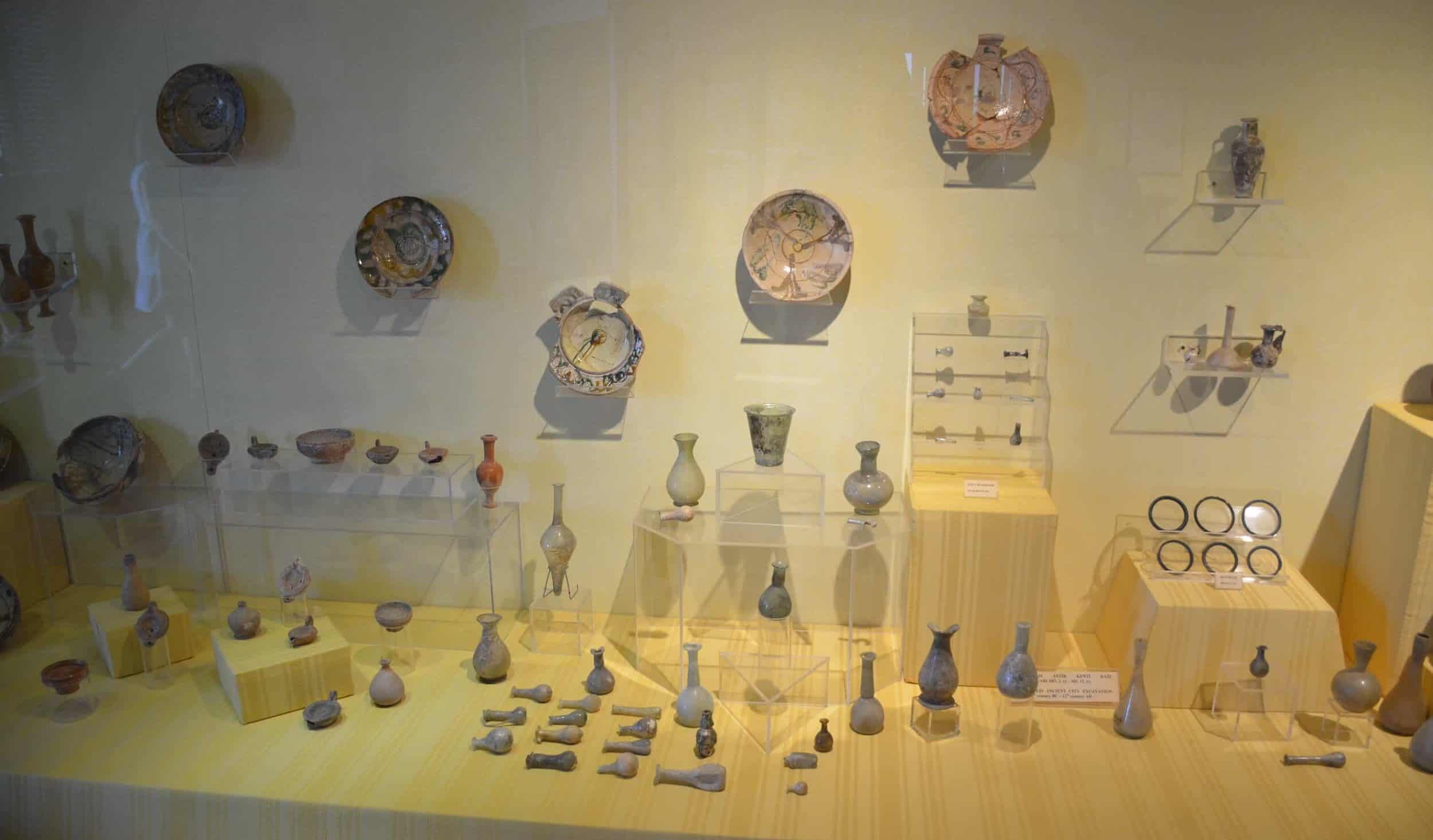 Items from Tripolis dating from the 2nd century BC to 12th century