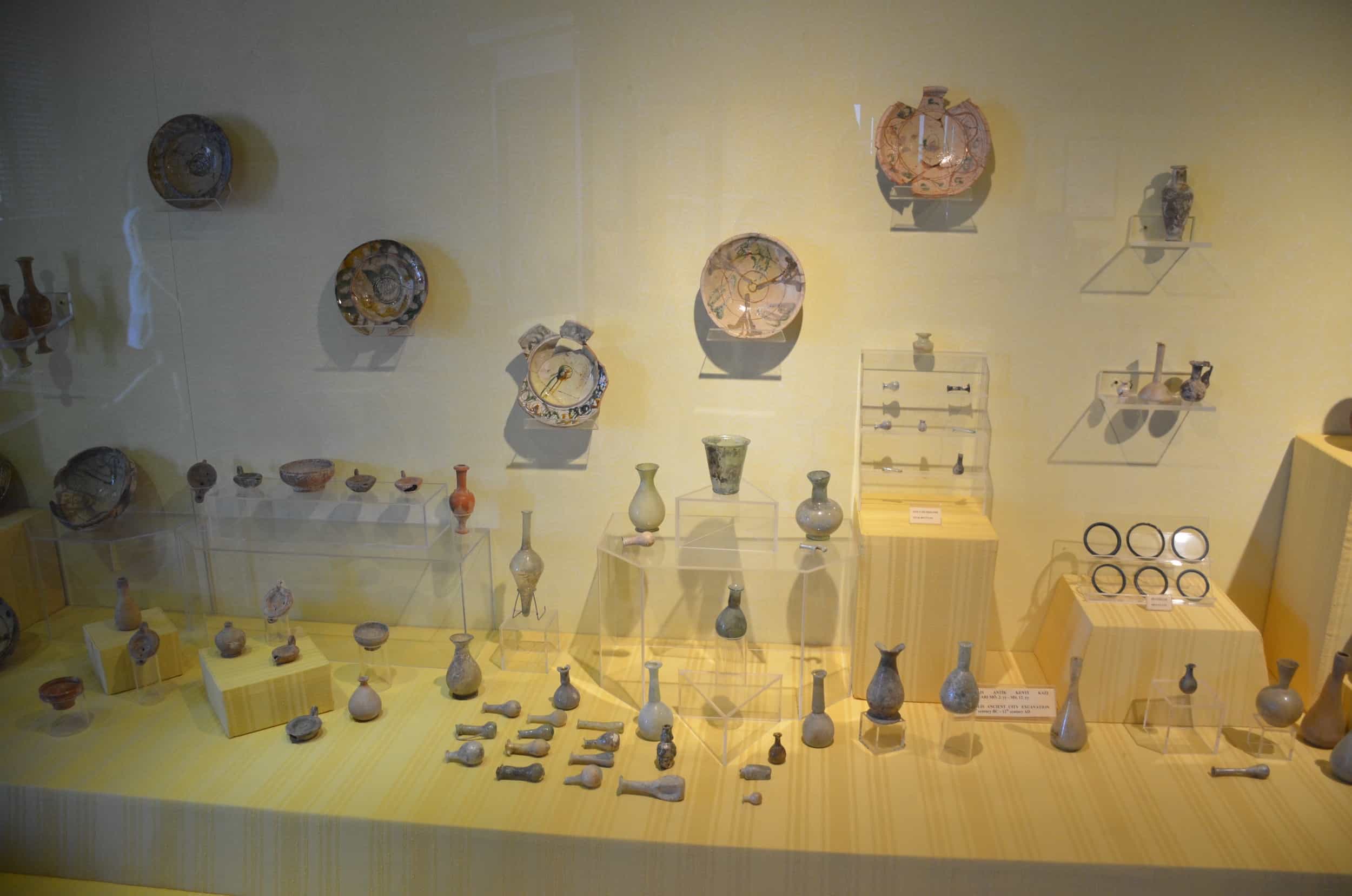 Items from Tripolis dating from the 2nd century BC to 12th century