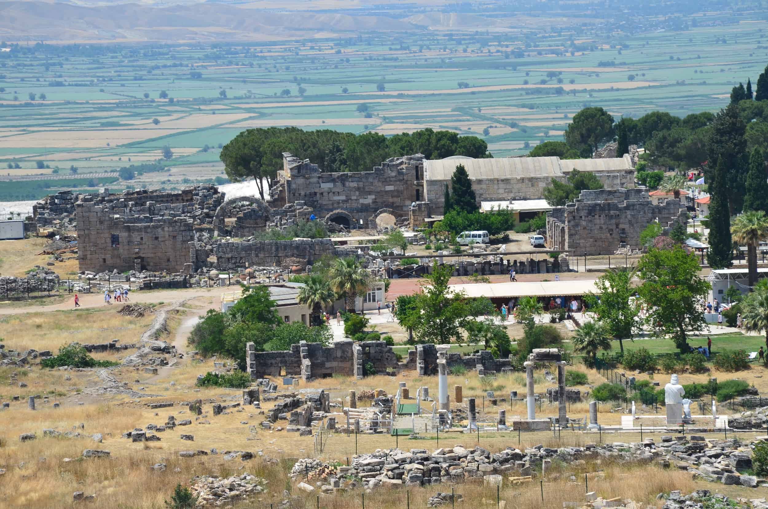 Great Baths from the east in Hierapolis
