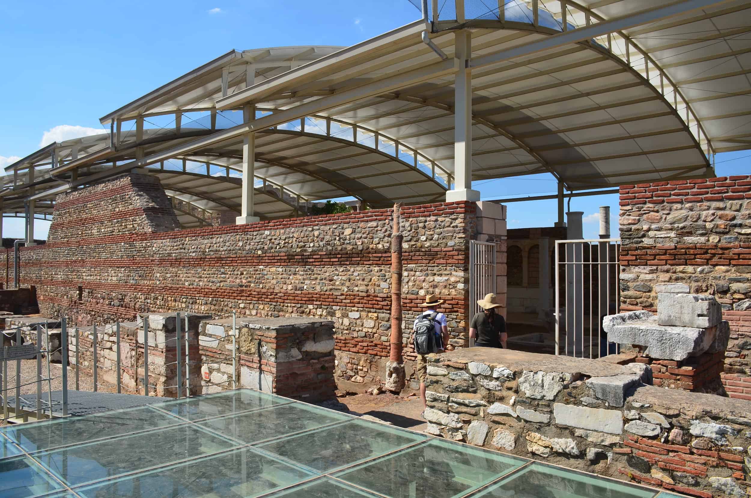 South side of the Sardis Synagogue