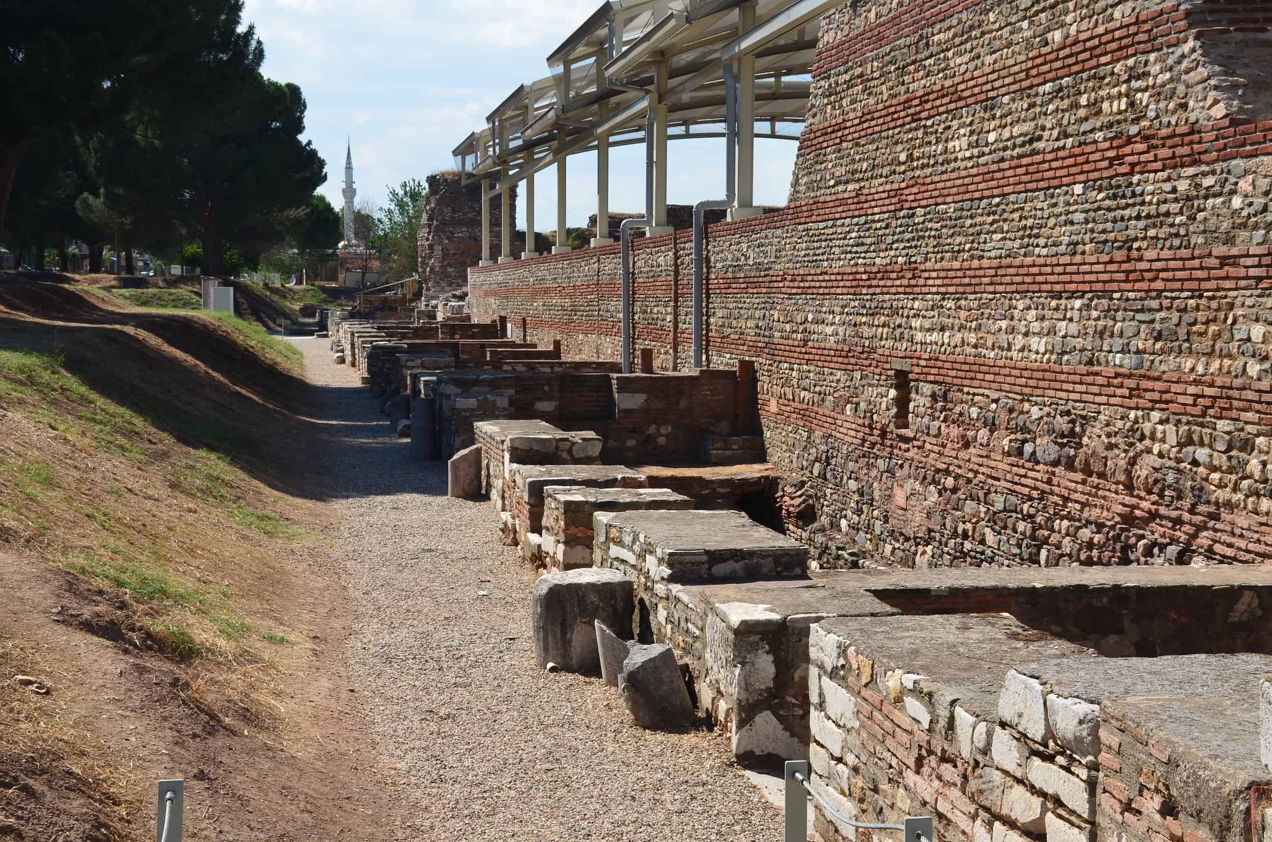 Shops along the Roman avenue in Sardis