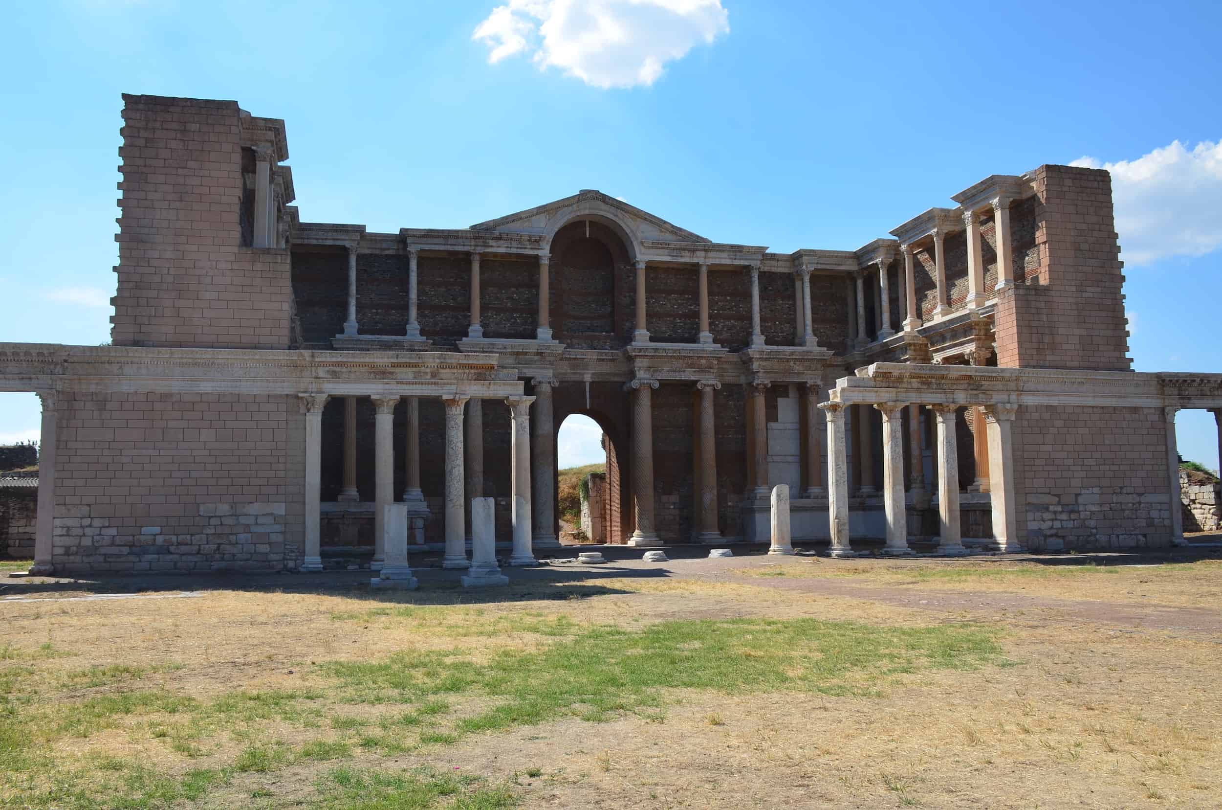 Marble Court of the gymnasium and bath complex in Sardis