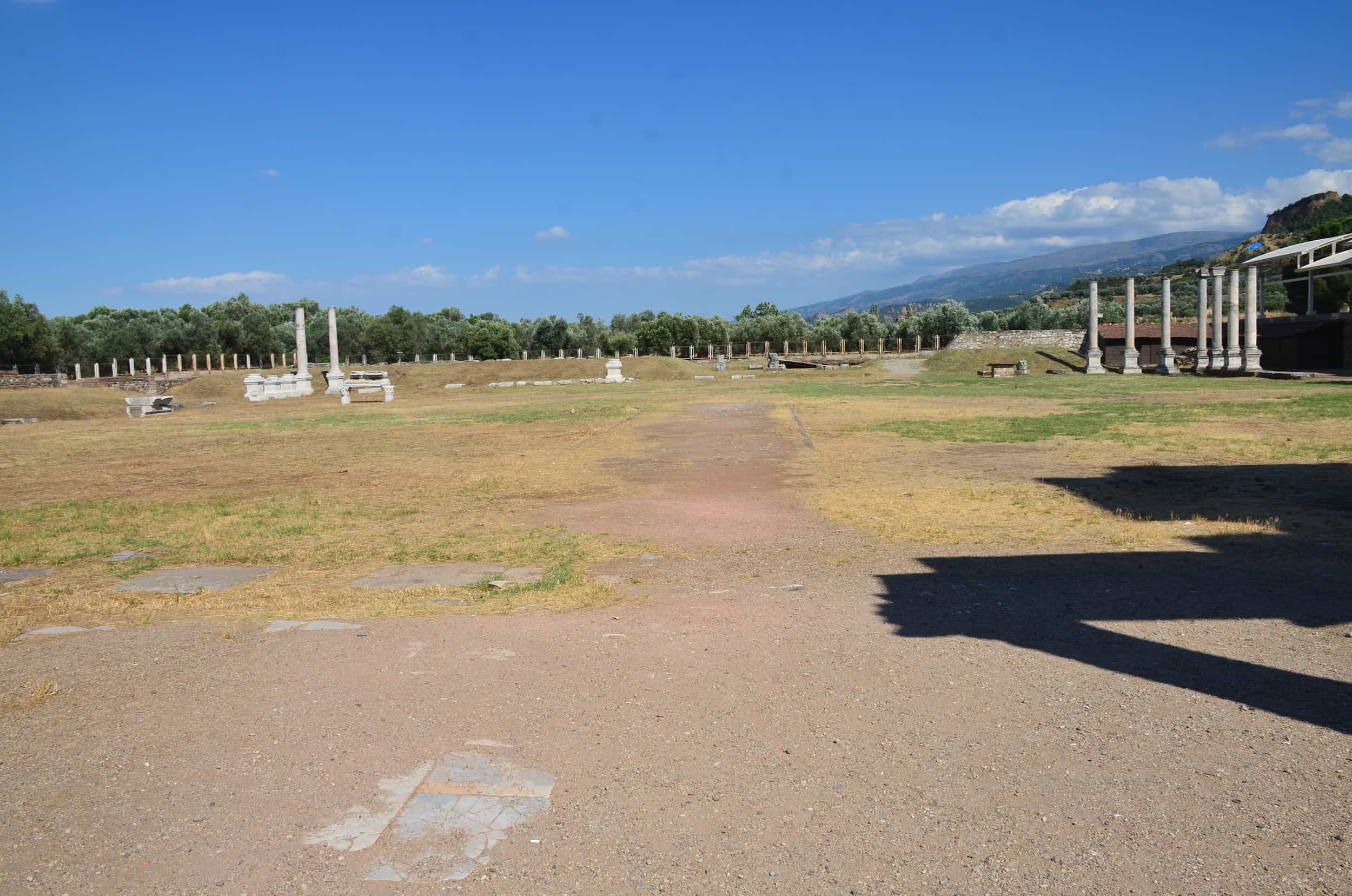 Palaestra of the gymnasium and bath complex in Sardis