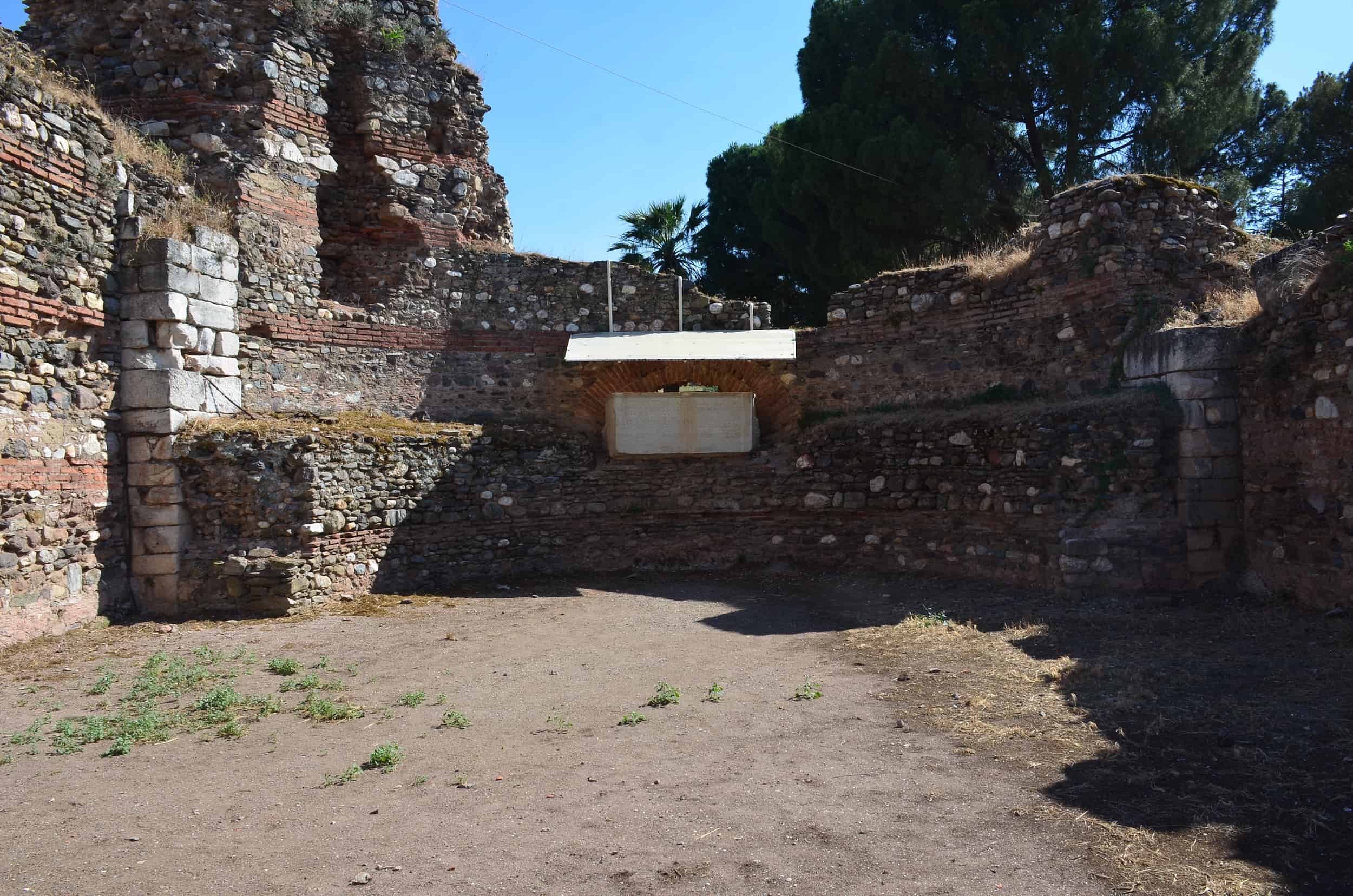 Tepidarium? of the gymnasium and bath complex