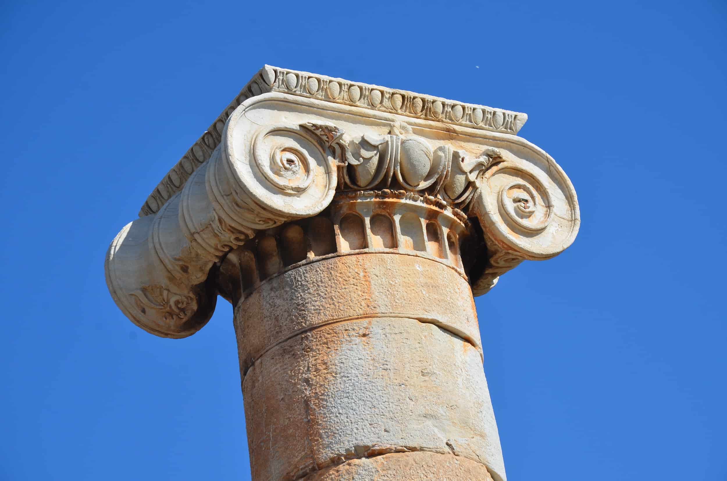 Column capital of the Temple of Artemis in Sardis