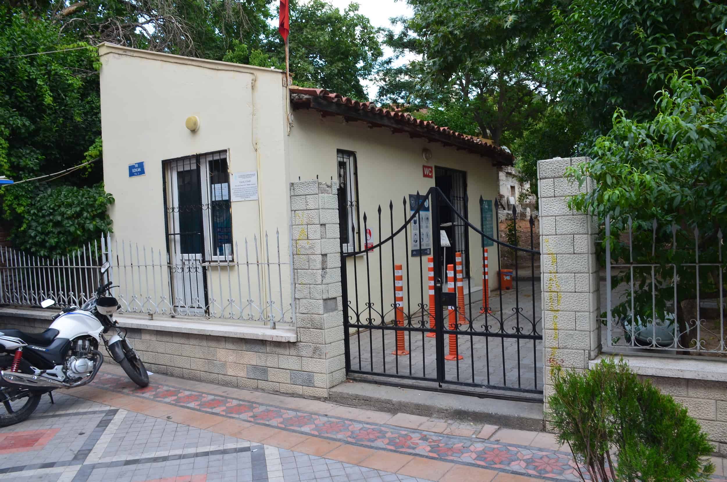 Entrance to the archaeological site of Thyateira in Akhisar, Turkey