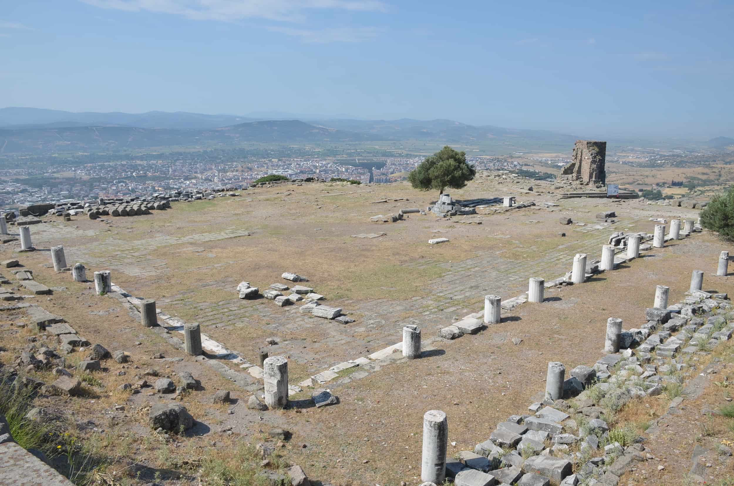 Sanctuary of Athena at the Pergamon Acropolis in Bergama, Turkey