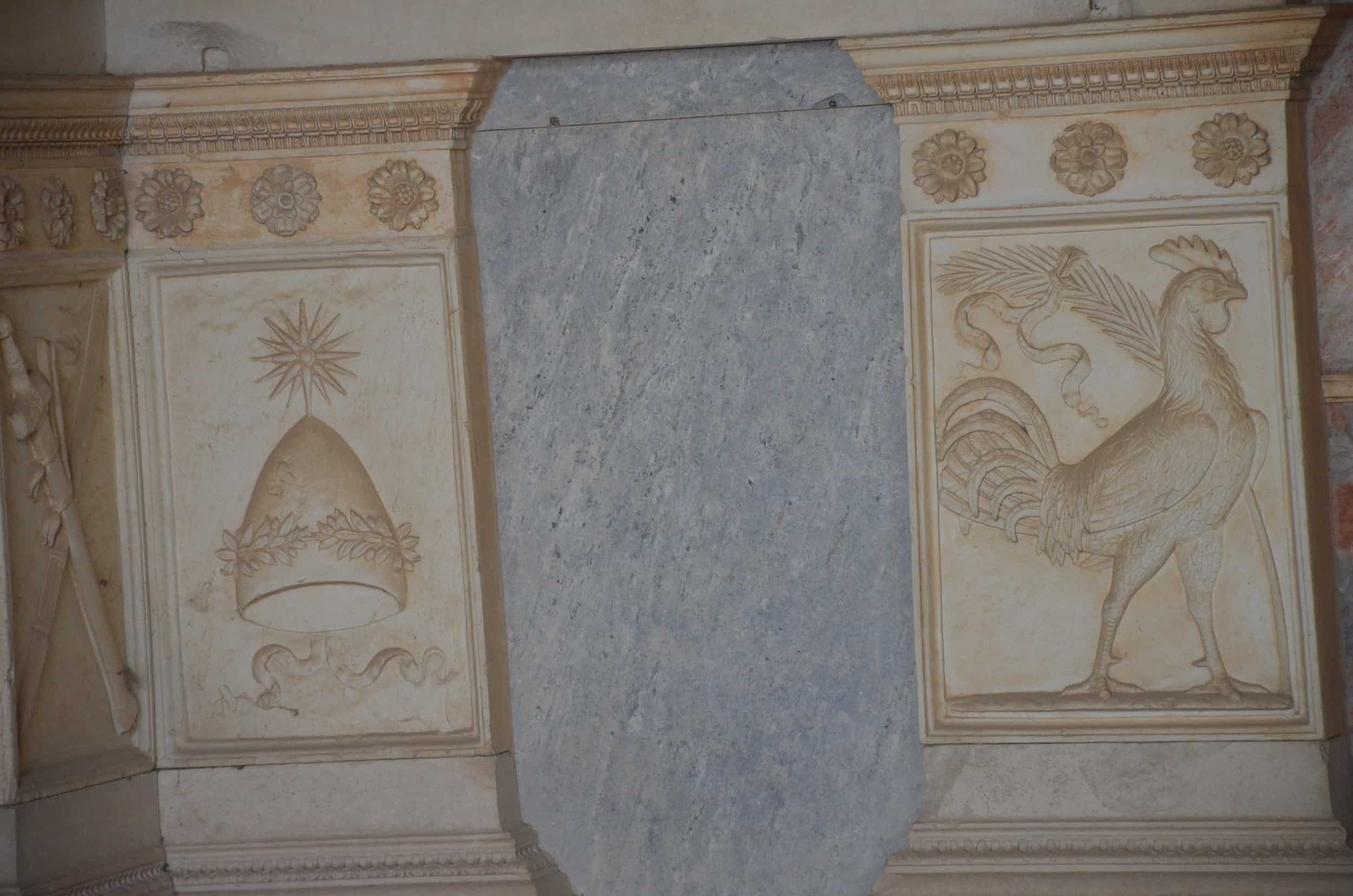 Replica relief in the Marble Hall
