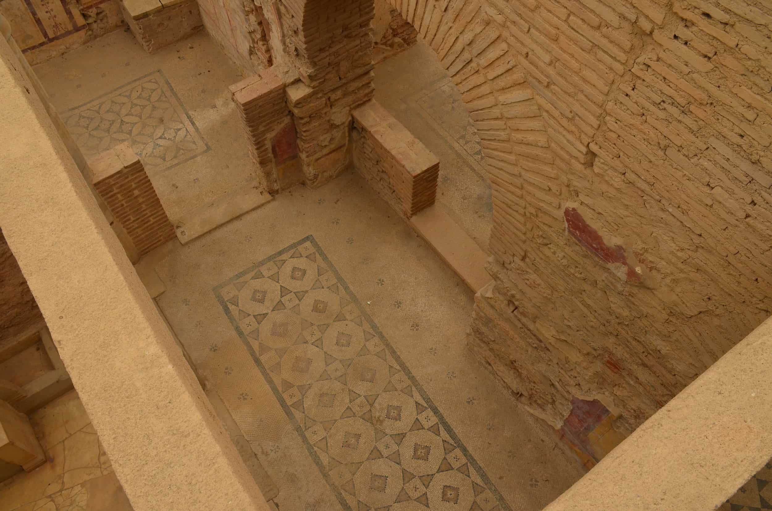Floor to the south of the courtyard of Dwelling Unit 1