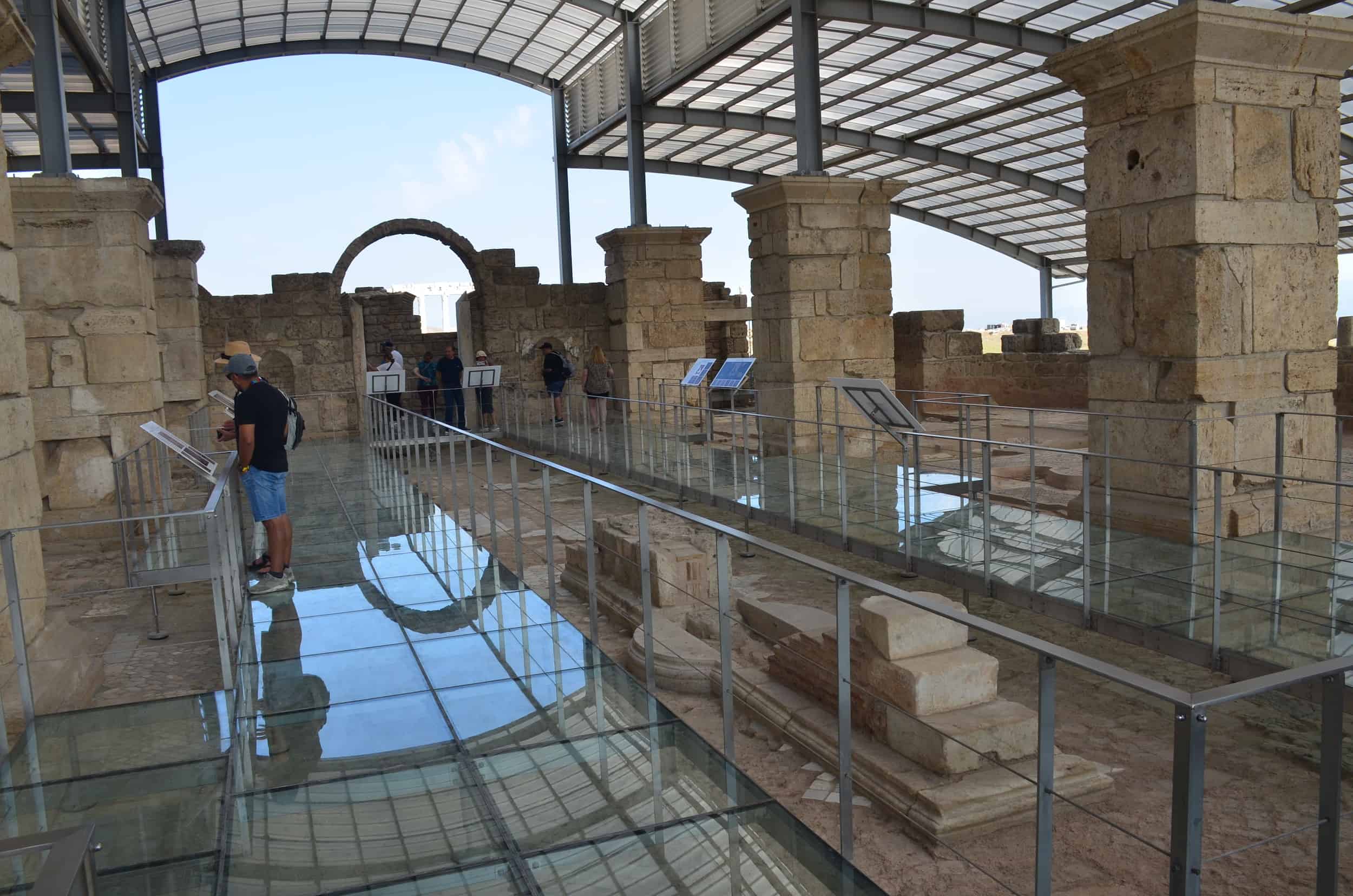 Nave looking west at the Church of Laodicea