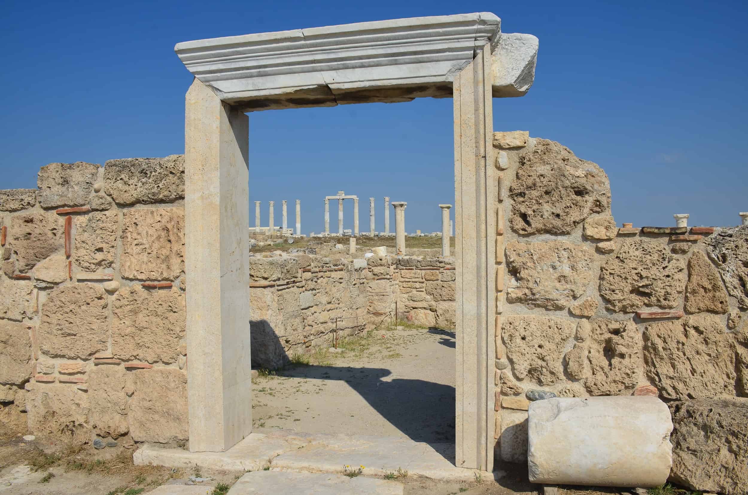 Entrance of the Peristyle House with Church