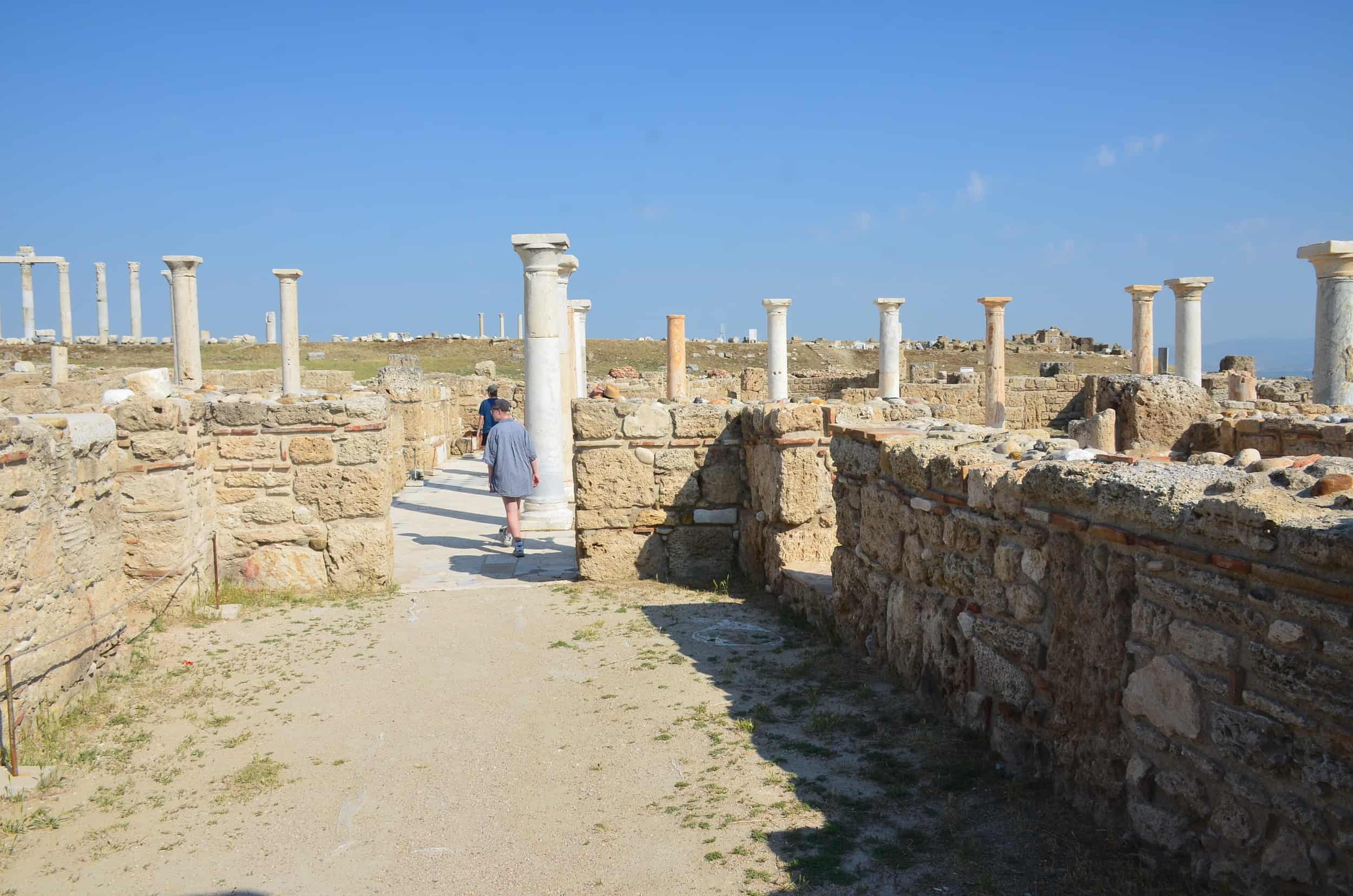 Entrance hall of the Peristyle House with Church