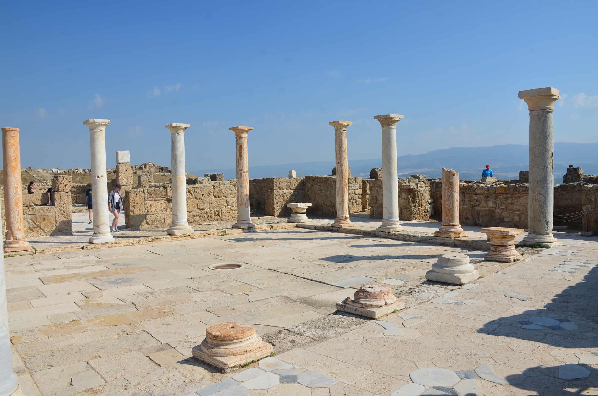 Courtyard of the Peristyle House with Church in Laodicea