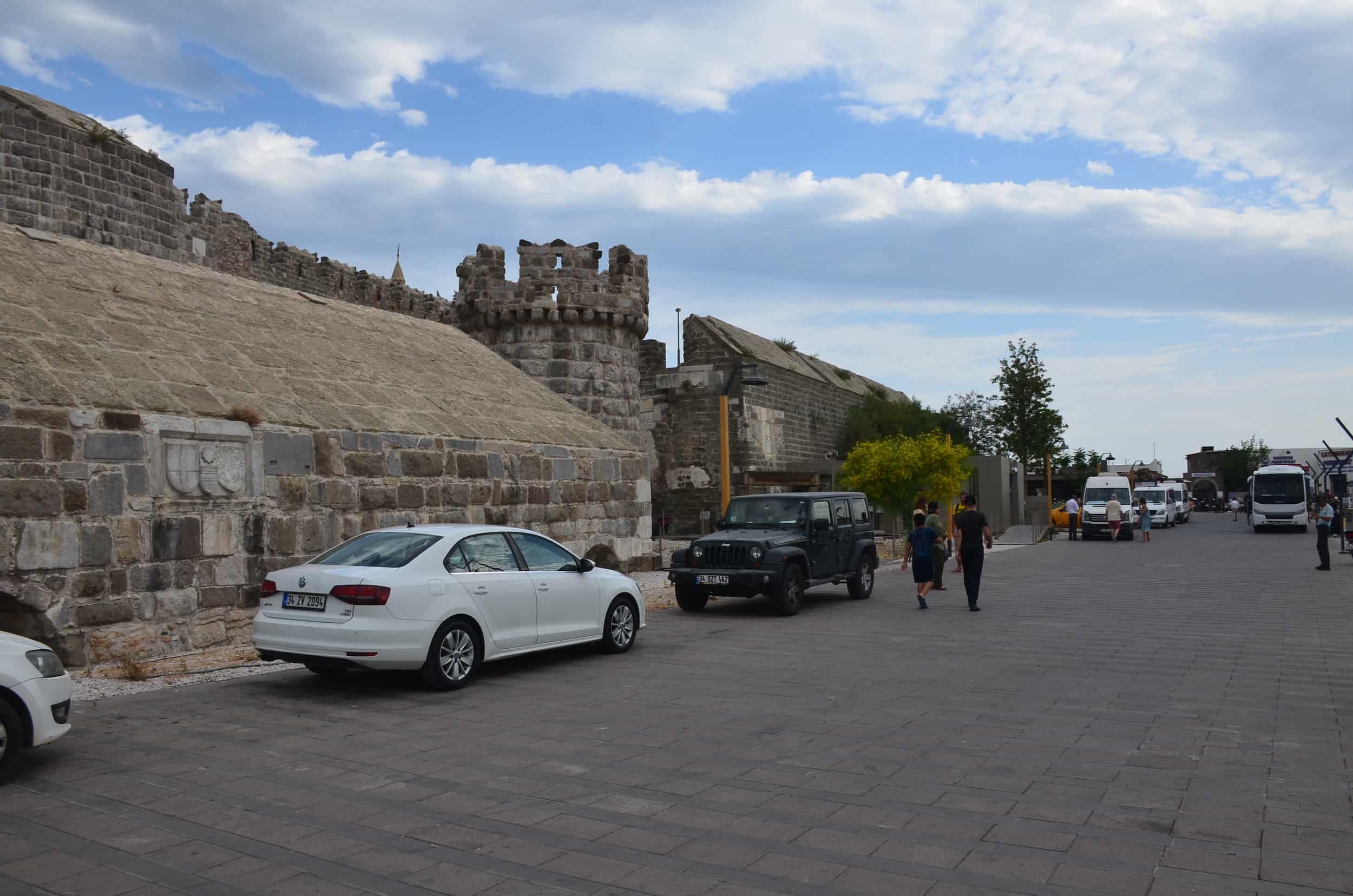 Exterior walls at Bodrum Castle in Turkey