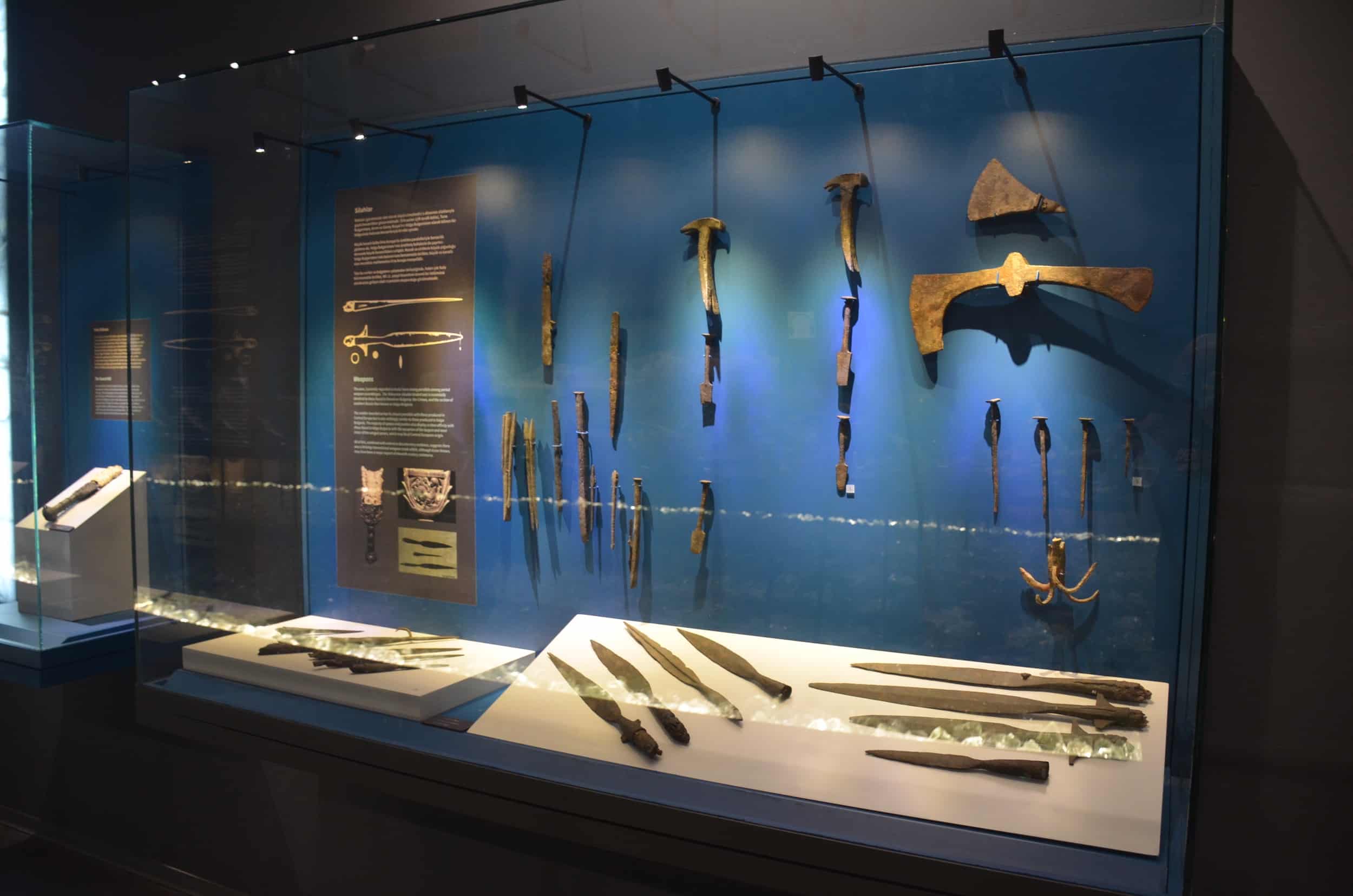 Weapons at the Serçe Harbor Glass Wreck Exhibition