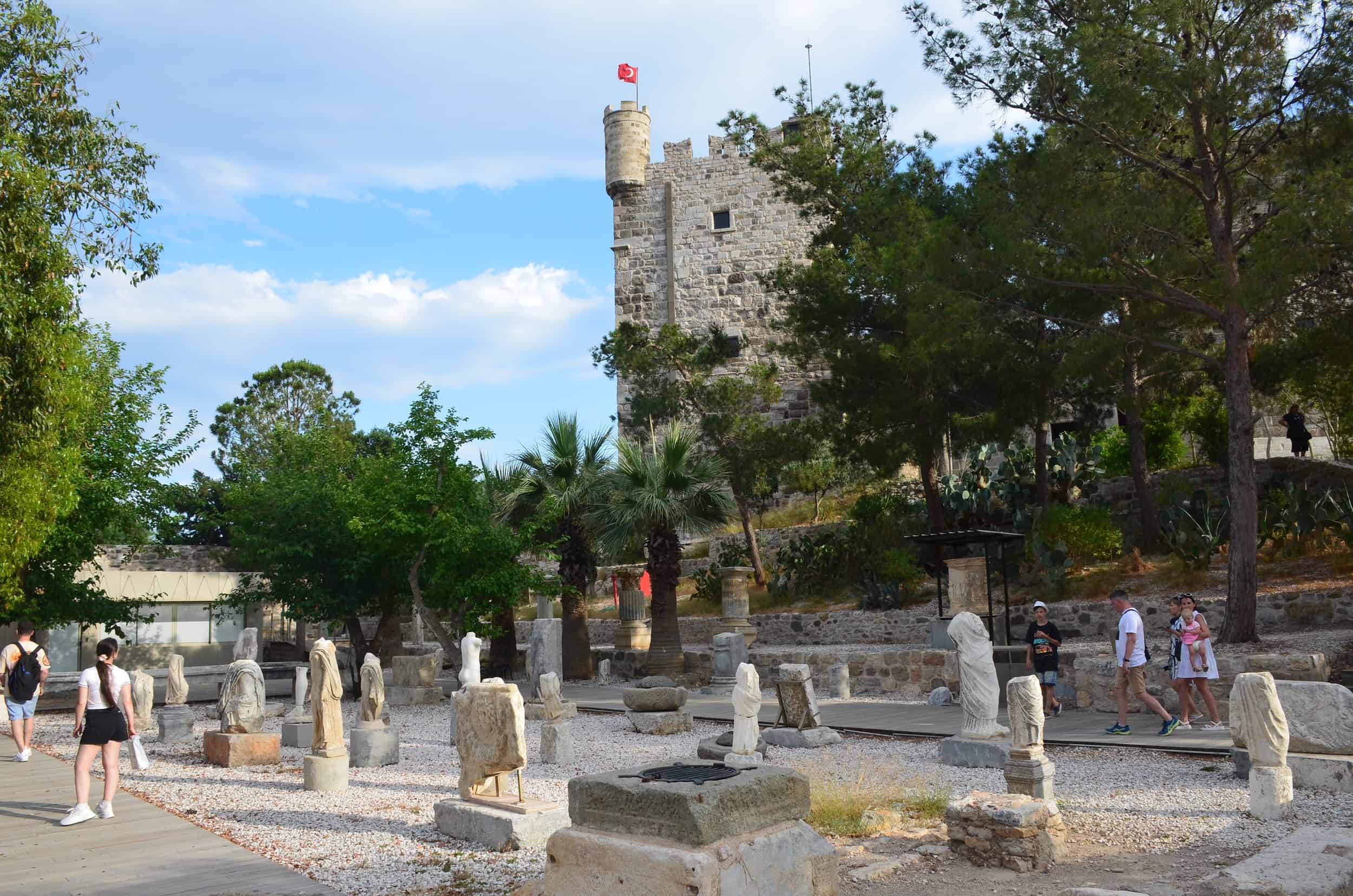 2nd Courtyard at Bodrum Castle in Turkey