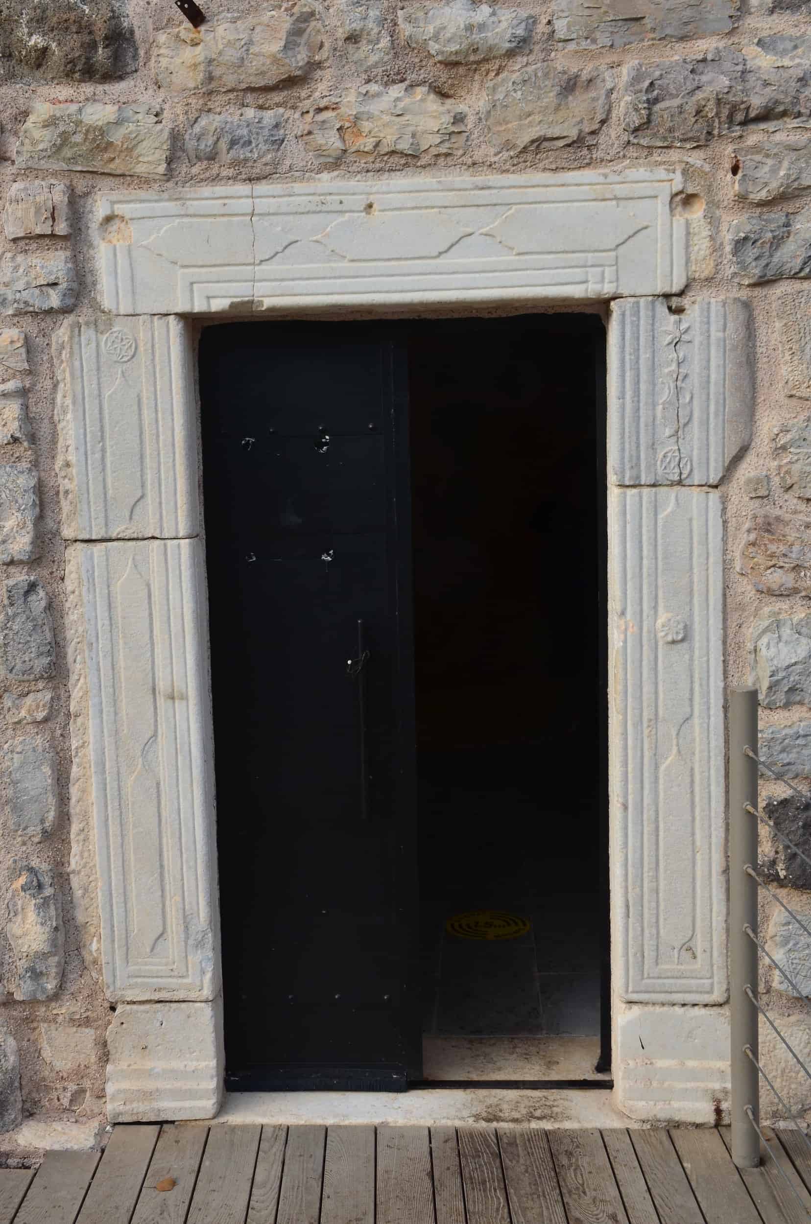 Entrance to the German Tower at Bodrum Castle in Turkey