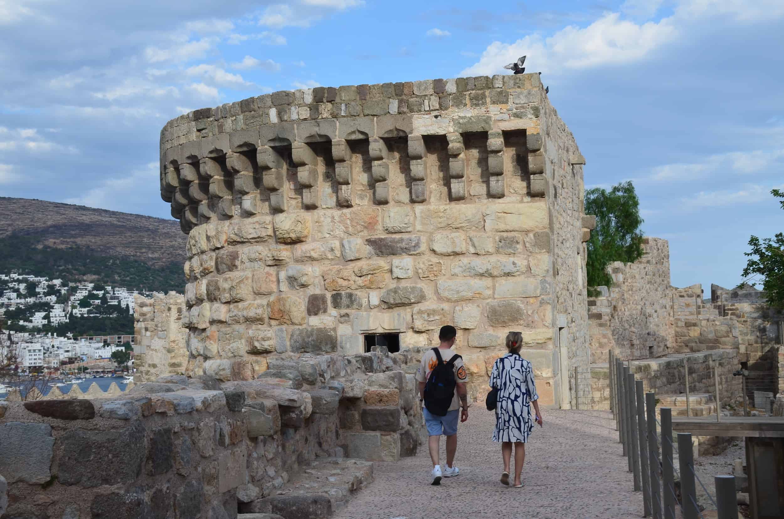 German Tower at Bodrum Castle in Turkey