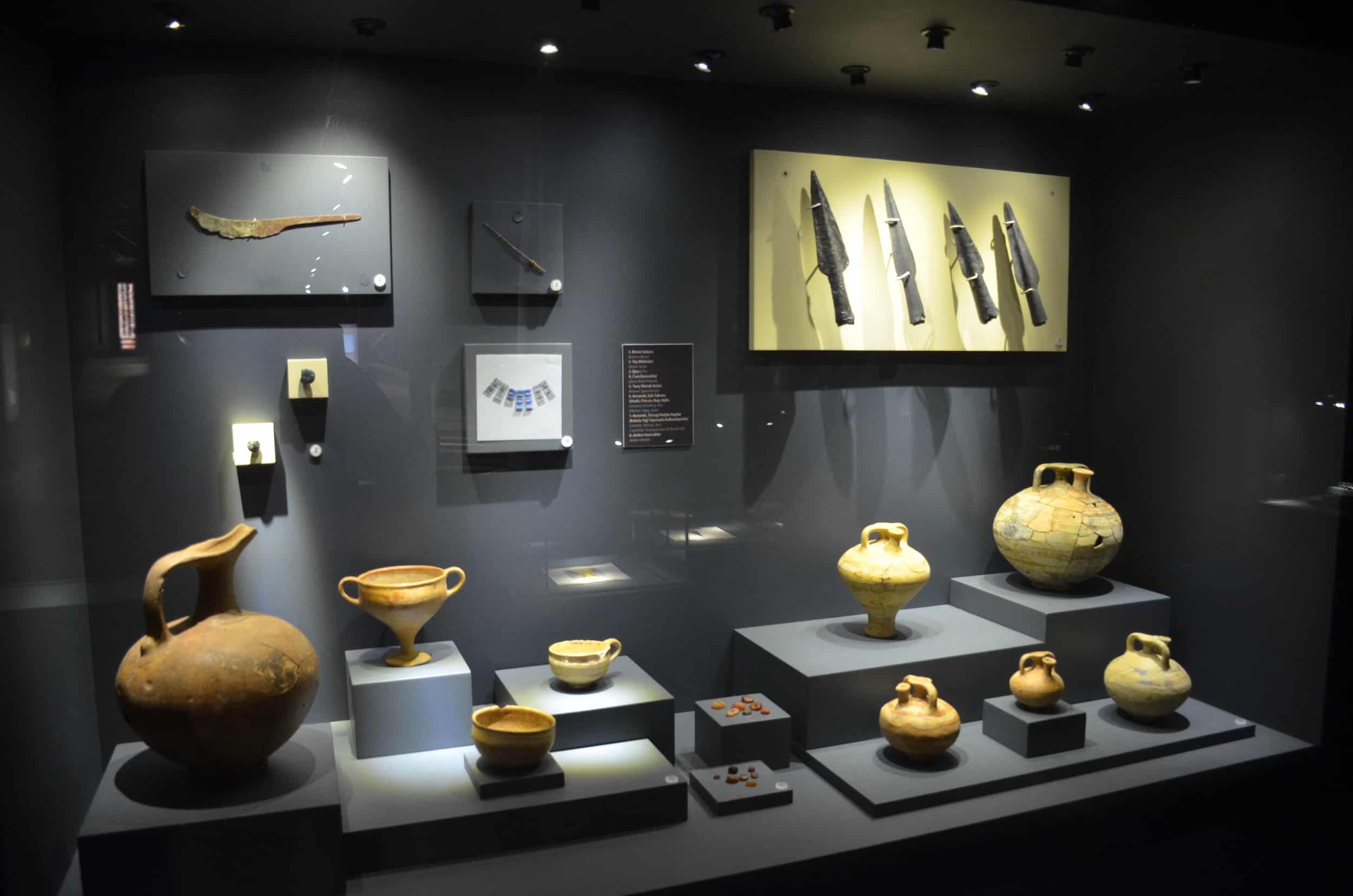 Artifacts in the Late Bronze Age Shipwrecks Exhibition