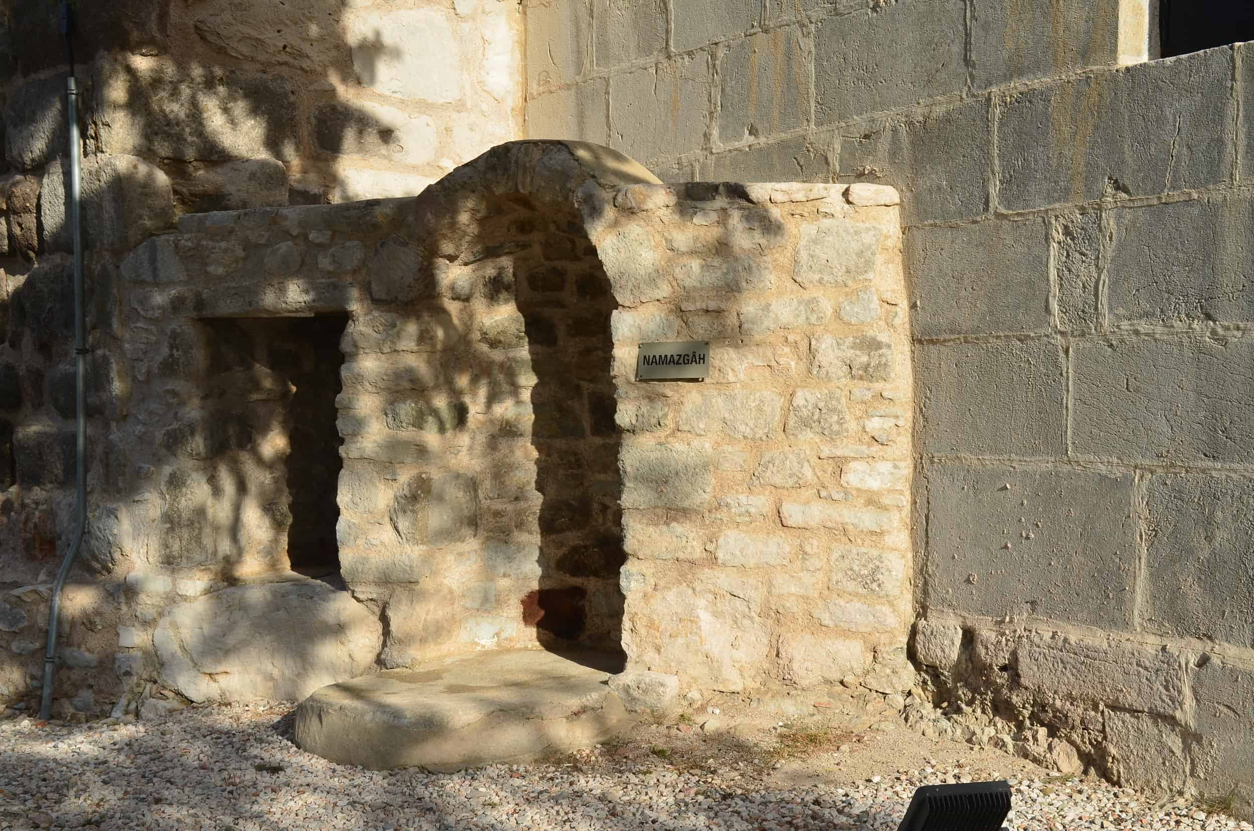 Prayer niche at Bodrum Castle in Turkey