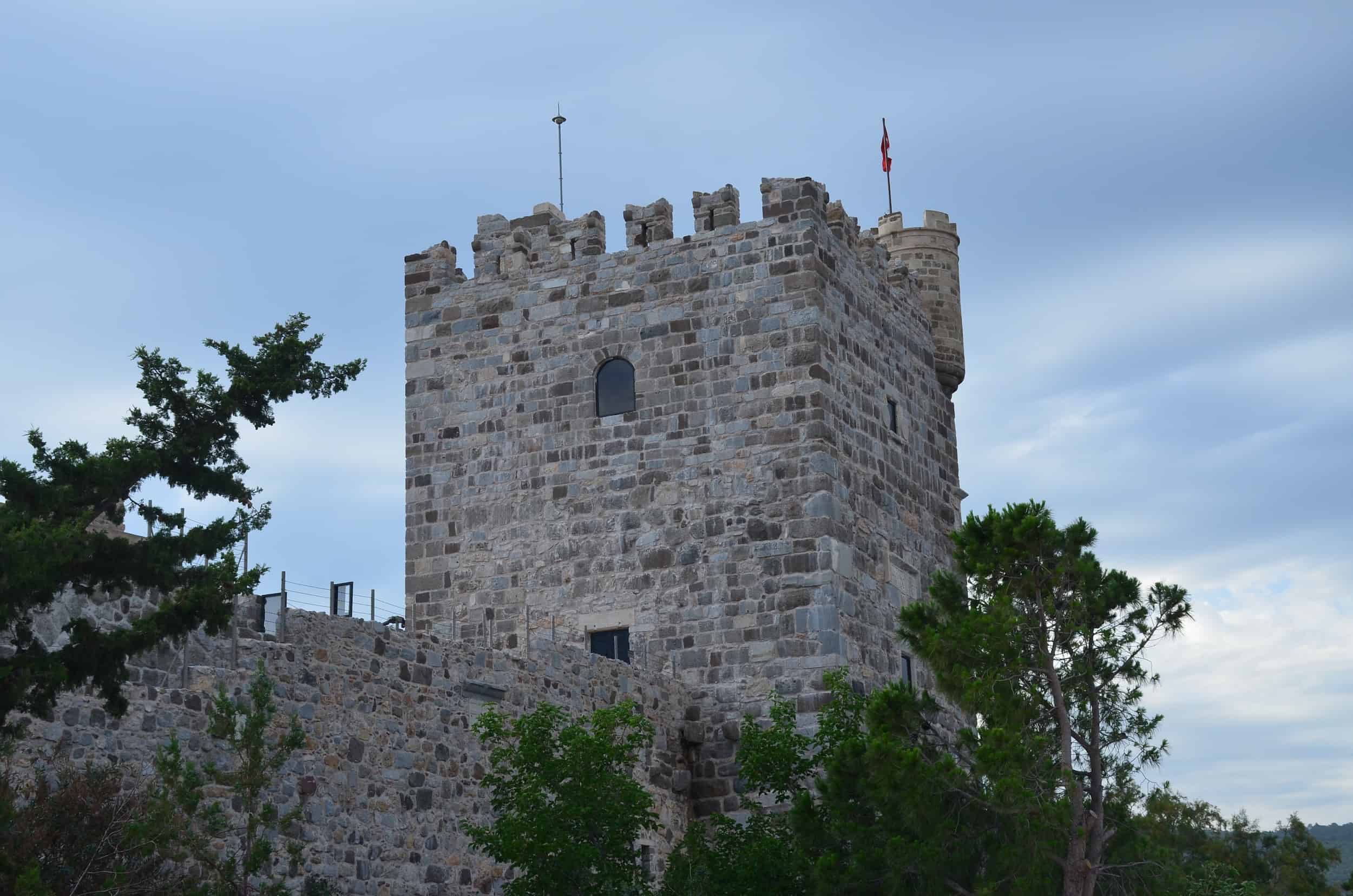 French Tower at Bodrum Castle in Turkey