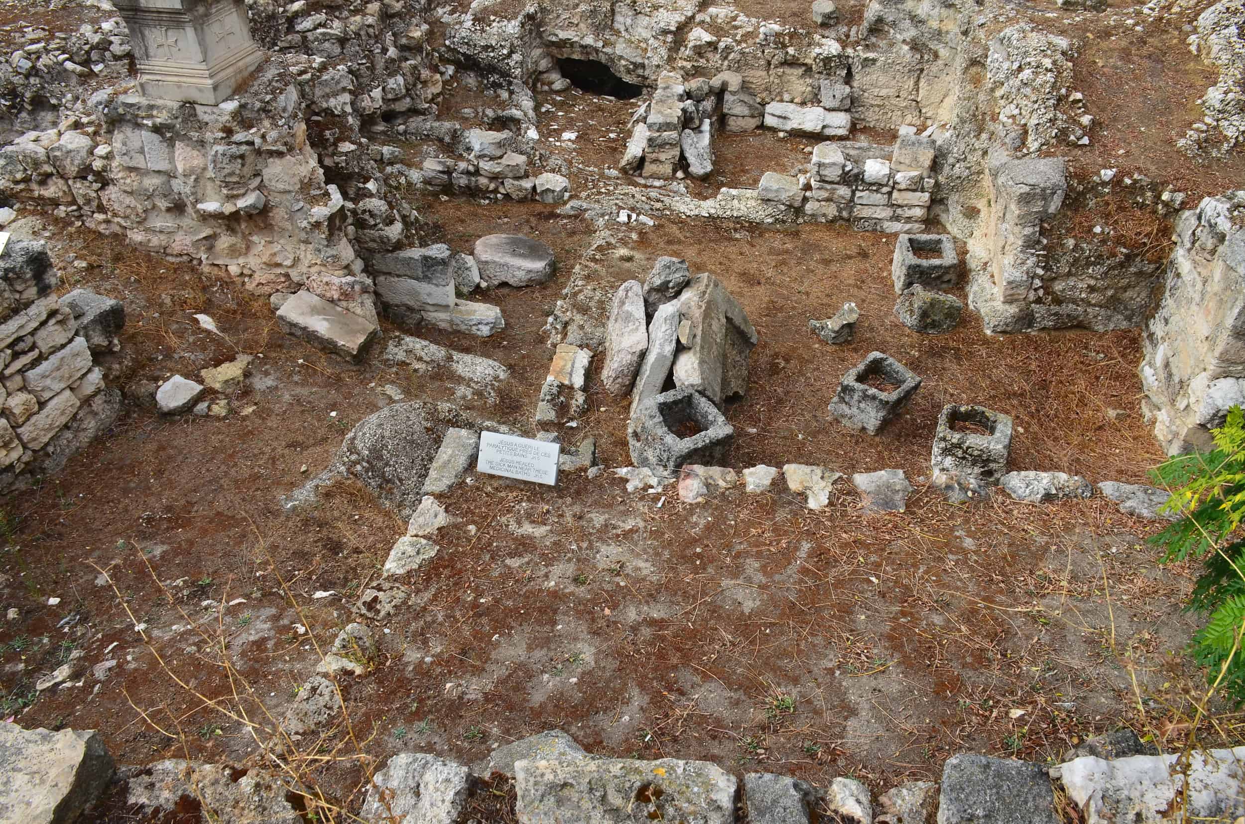 Roman dwellings at the Pools of Bethesda