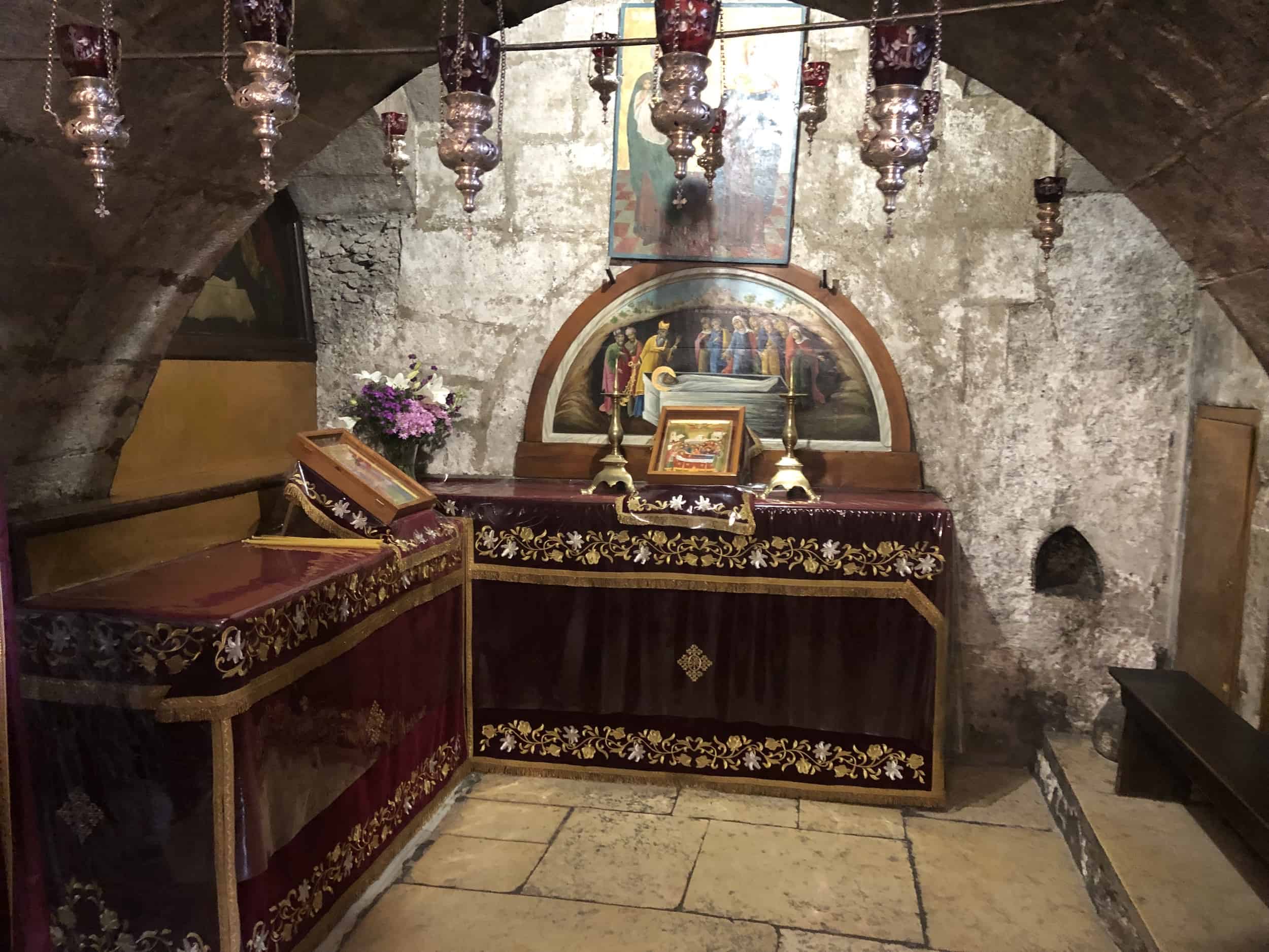 Chapel of Saints Joachim and Anna at the Tomb of the Virgin Mary in Gethsemane, Jerusalem