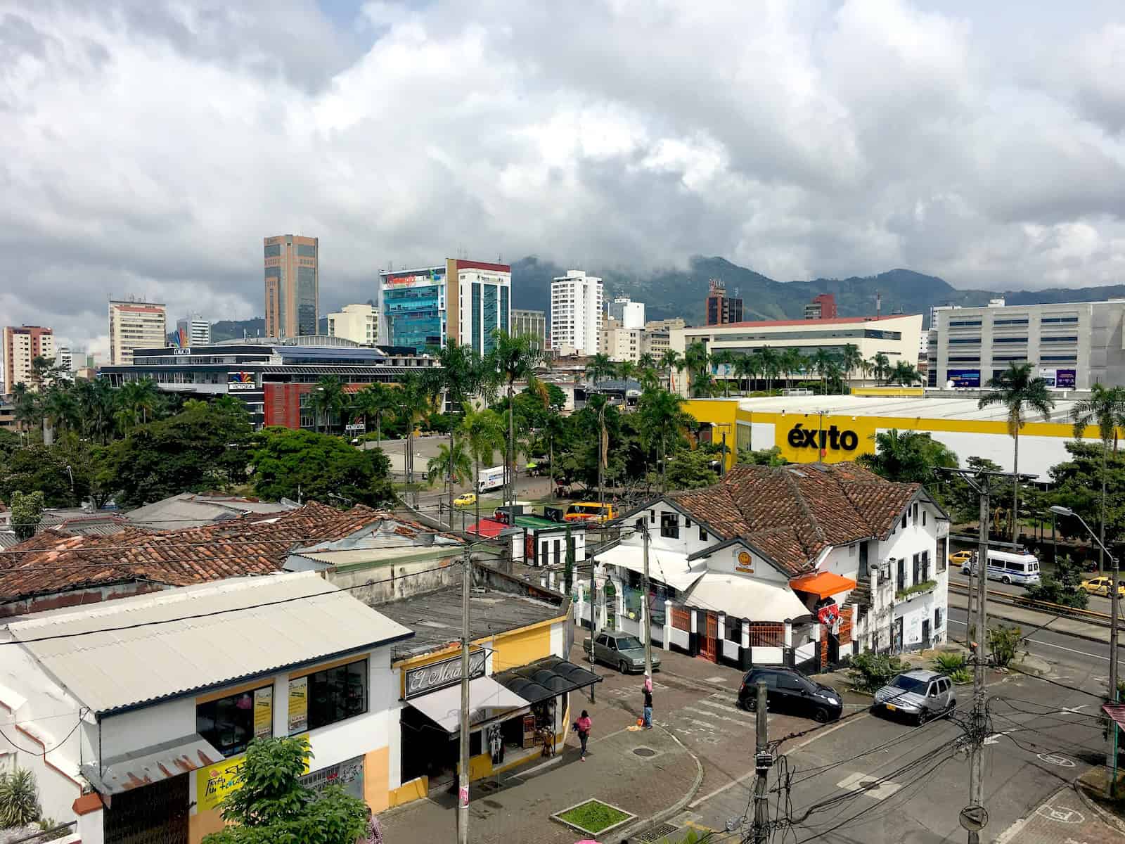 View from Hotel Castilla Real in Pereira, Risaralda, Colombia