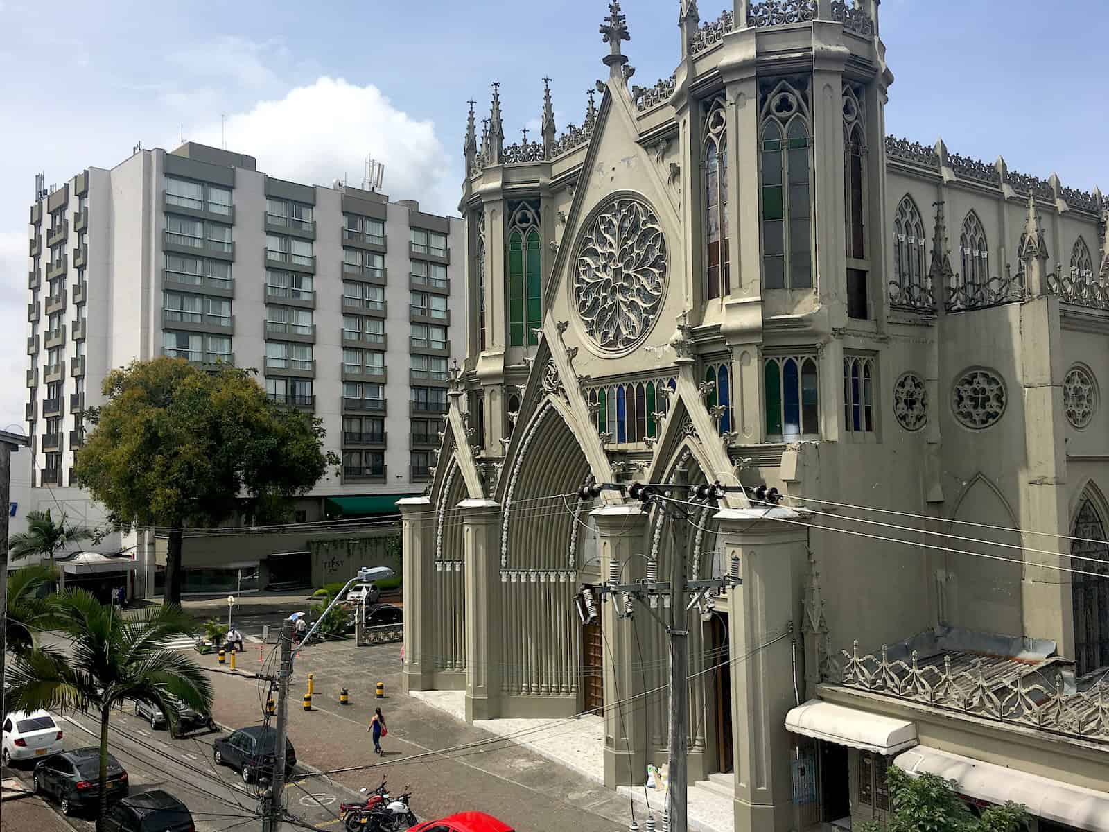 View from Hotel Castilla Real in Pereira, Risaralda, Colombia