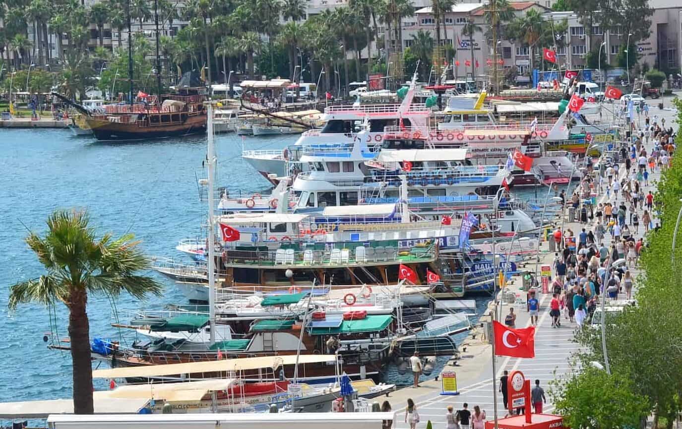 Cruise operators in Marmaris, Turkey