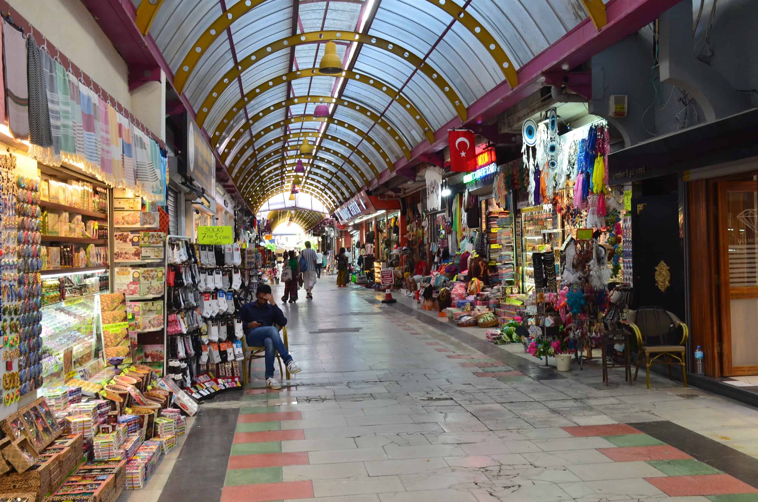 Grand Bazaar in Marmaris, Turkey