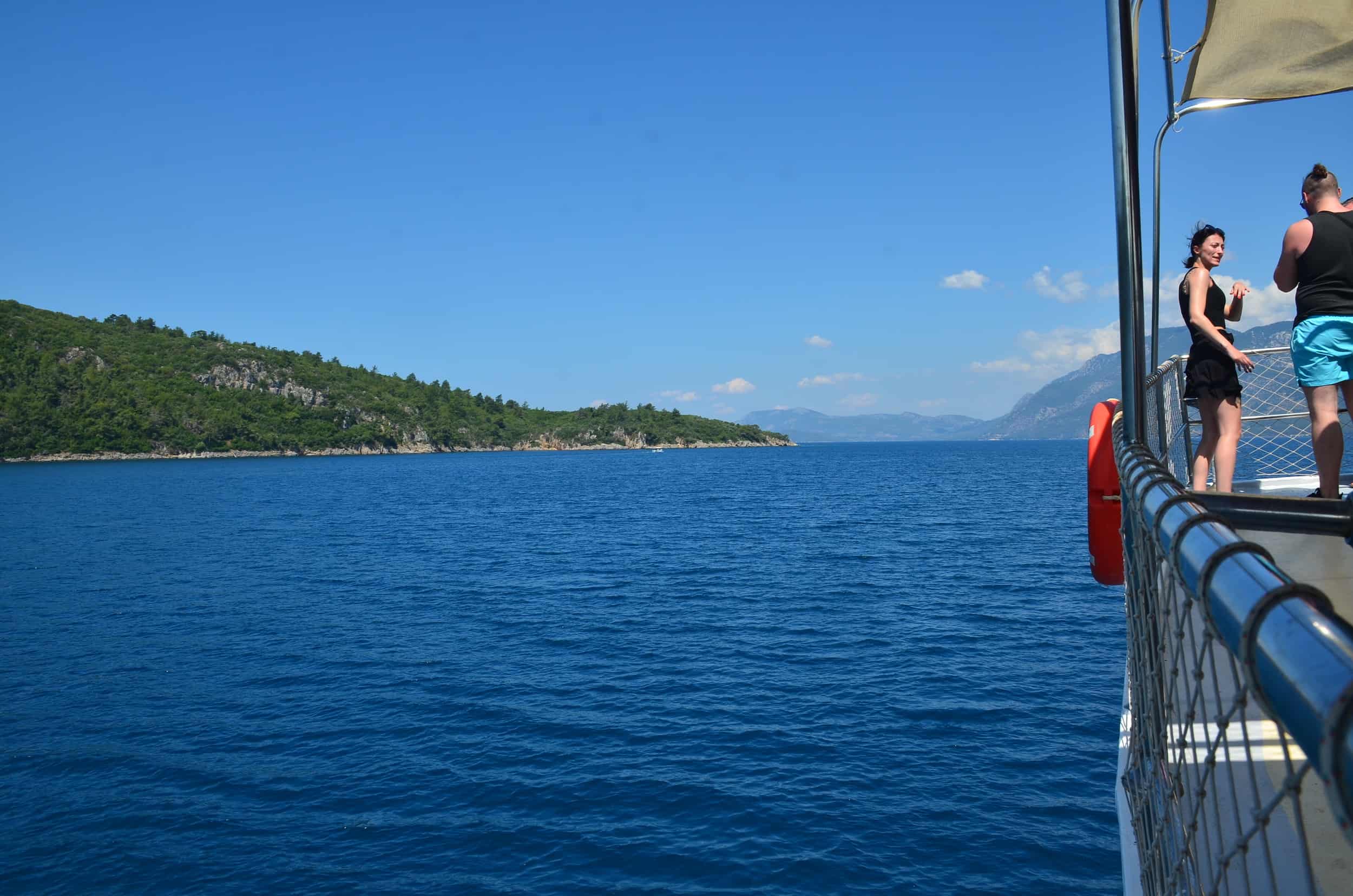 Cruising through the Gulf of Gökova to Sedir Island in Turkey