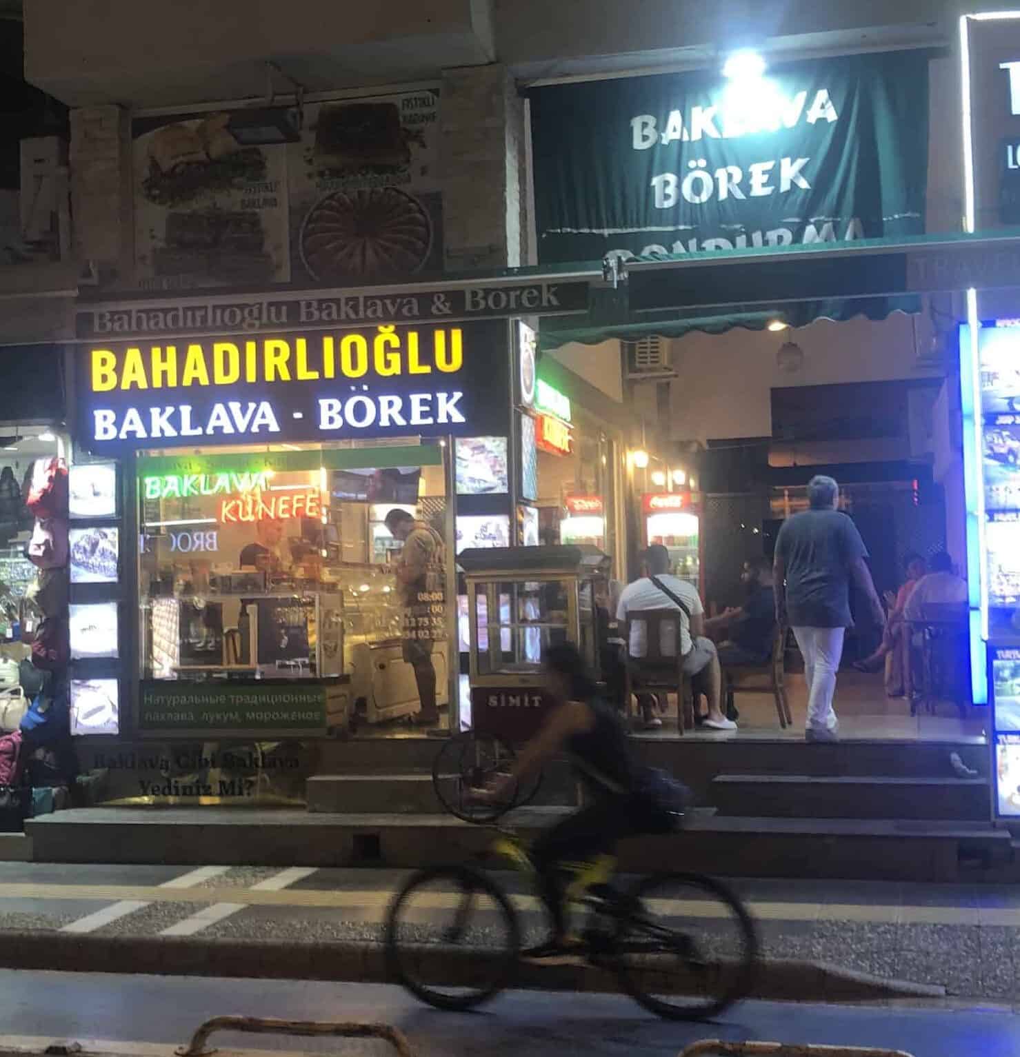 Bahadırlıoğlu Baklava in Marmaris, Turkey