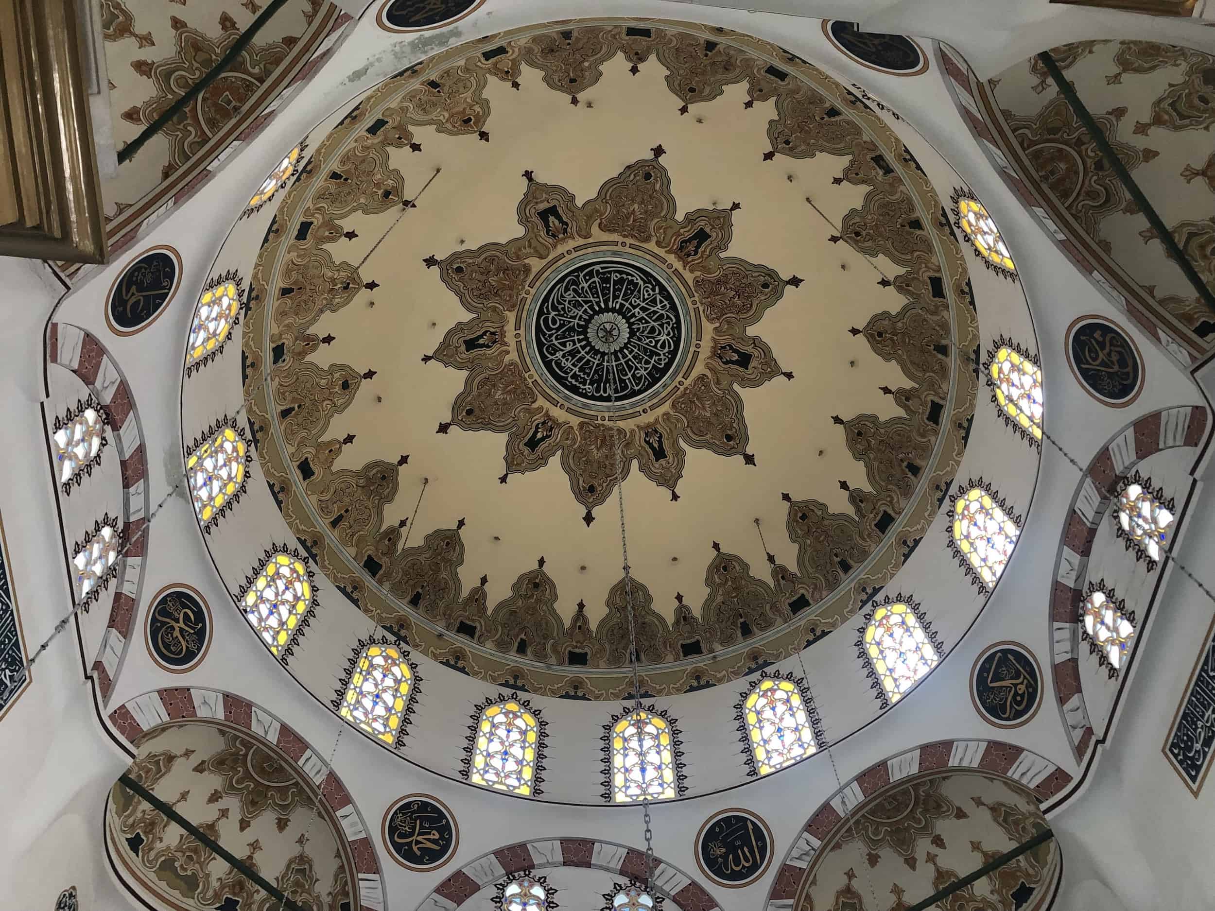 Dome of the Şebsefa Hatun Mosque in Unkapanı, Istanbul, Turkey