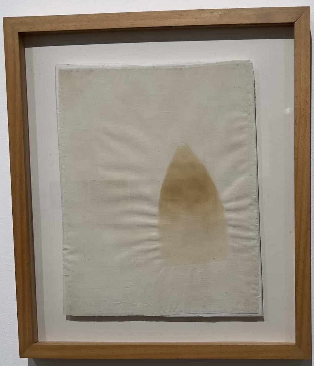 Warmth of Home by María Teresa Cano (1983), heat imprint on fabric at the Medellín Museum of Modern Art in Medellín, Antioquia, Colombia