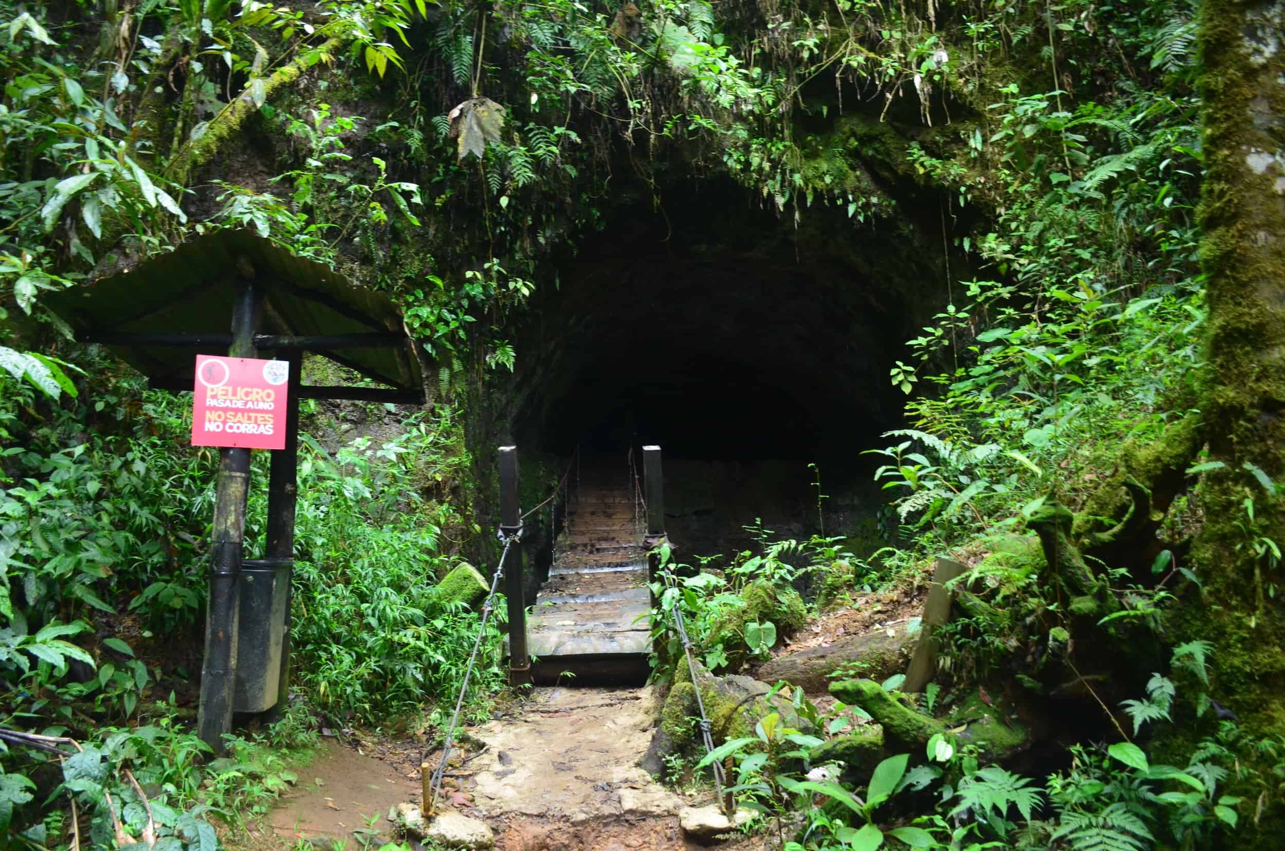 Cave at Santa Rita Nature Reserve in Boquía, Salento, Quindío, Colombia
