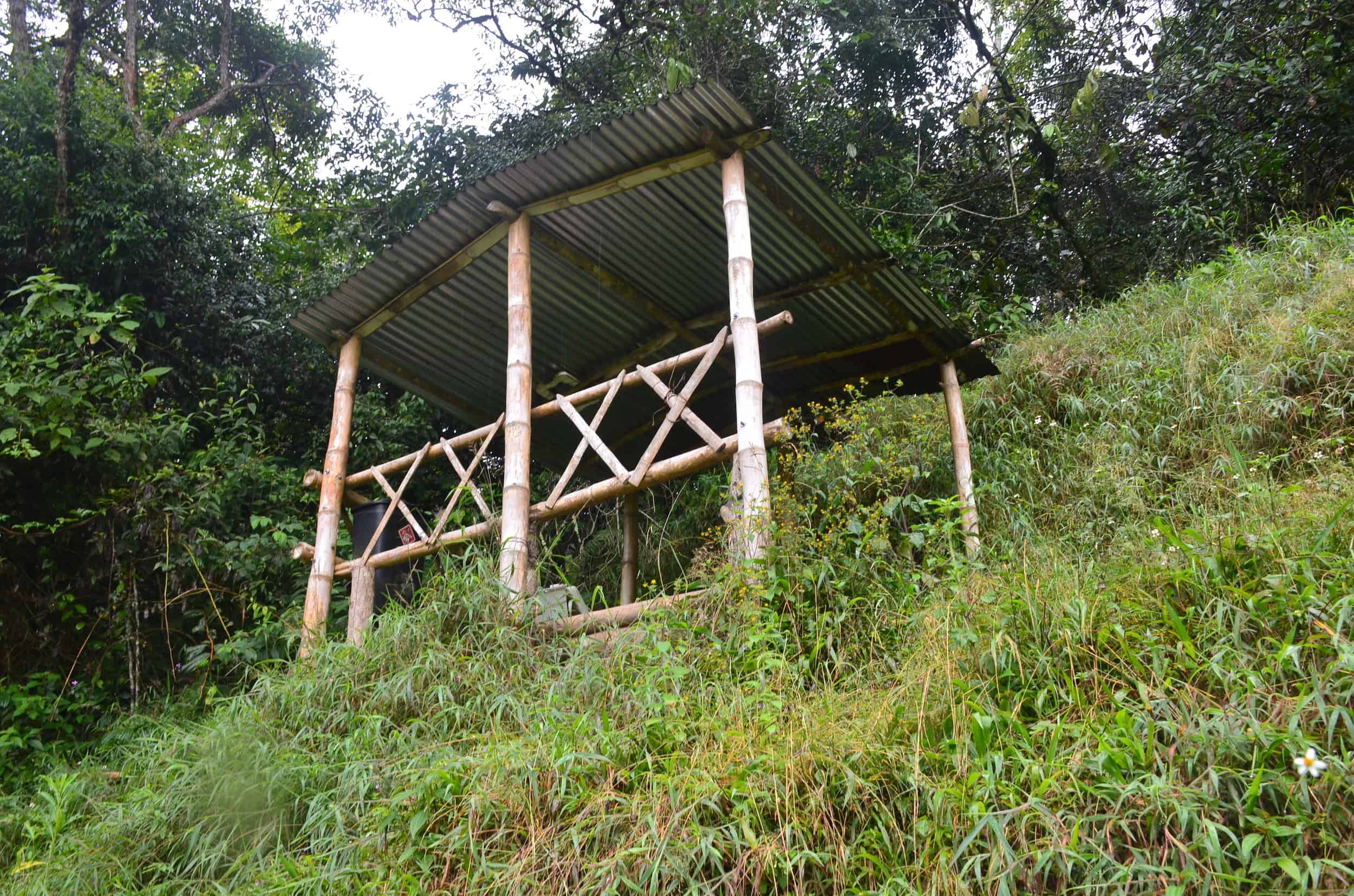 Mirador at Santa Rita Nature Reserve in Boquía, Salento, Quindío, Colombia