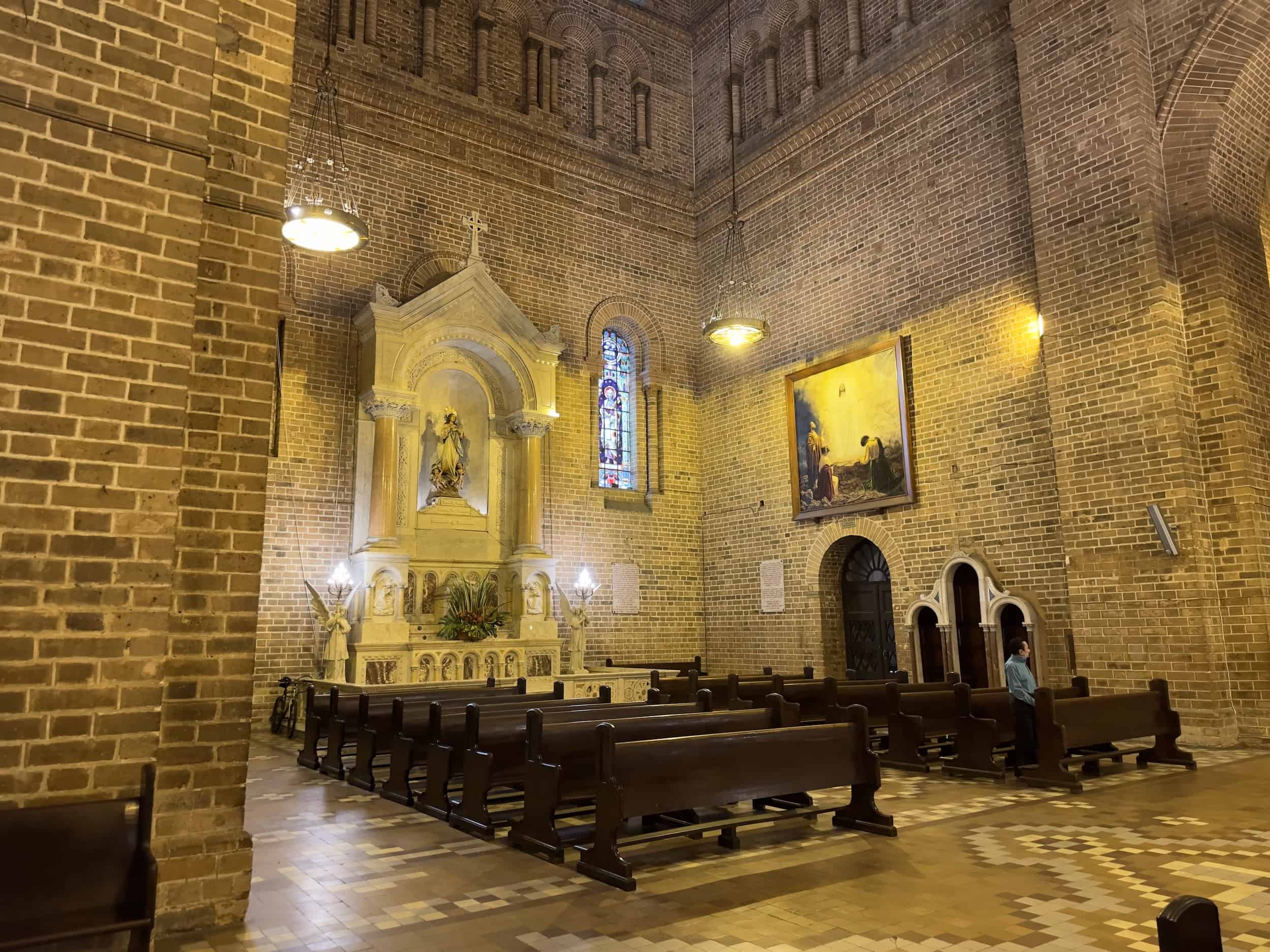 West transept of the Metropolitan Cathedral in Medellín, Antioquia, Colombia