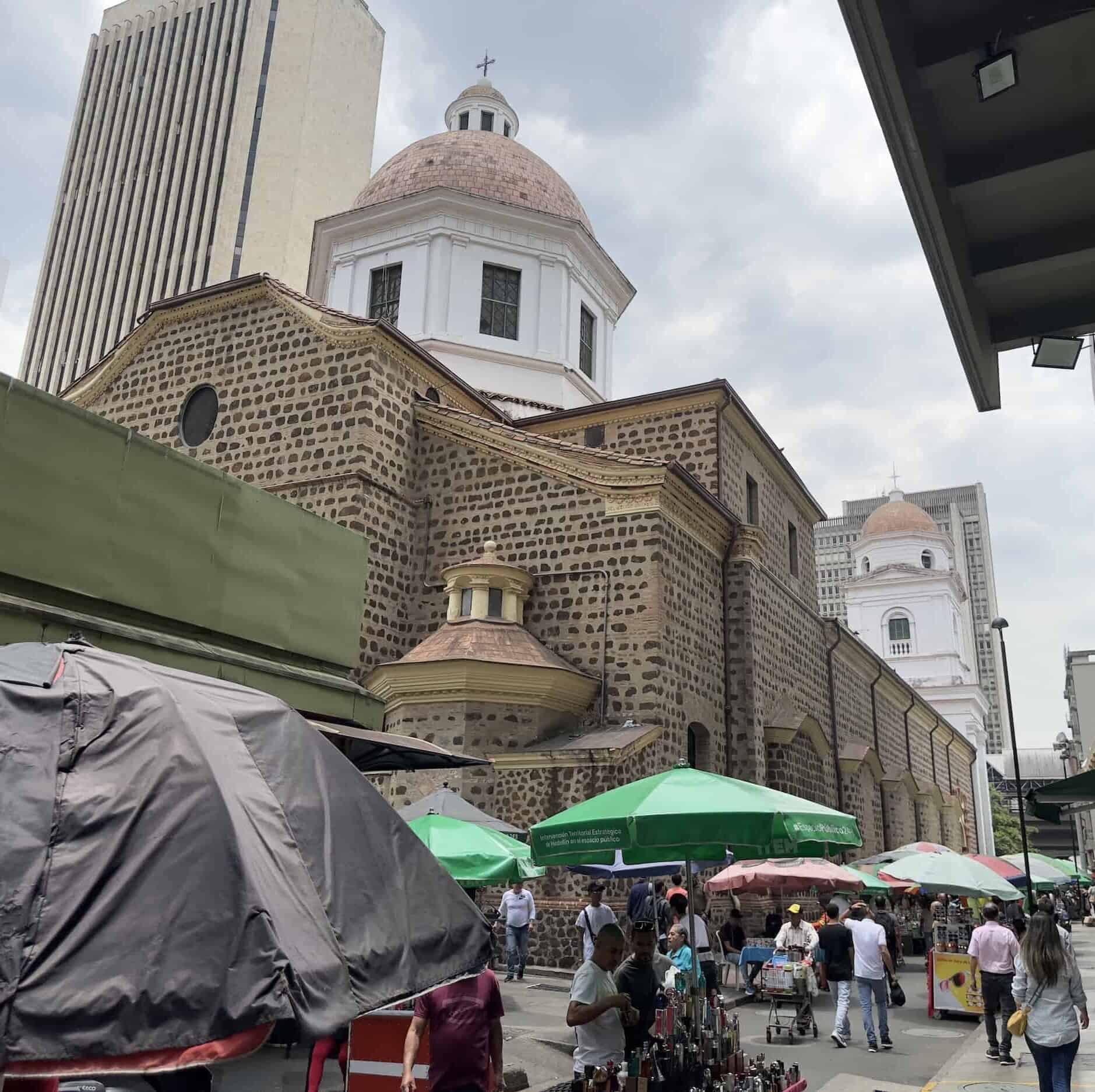 La Candelaria Church on Parque Berrío in El Centro Medellín, Antioquia, Colombia