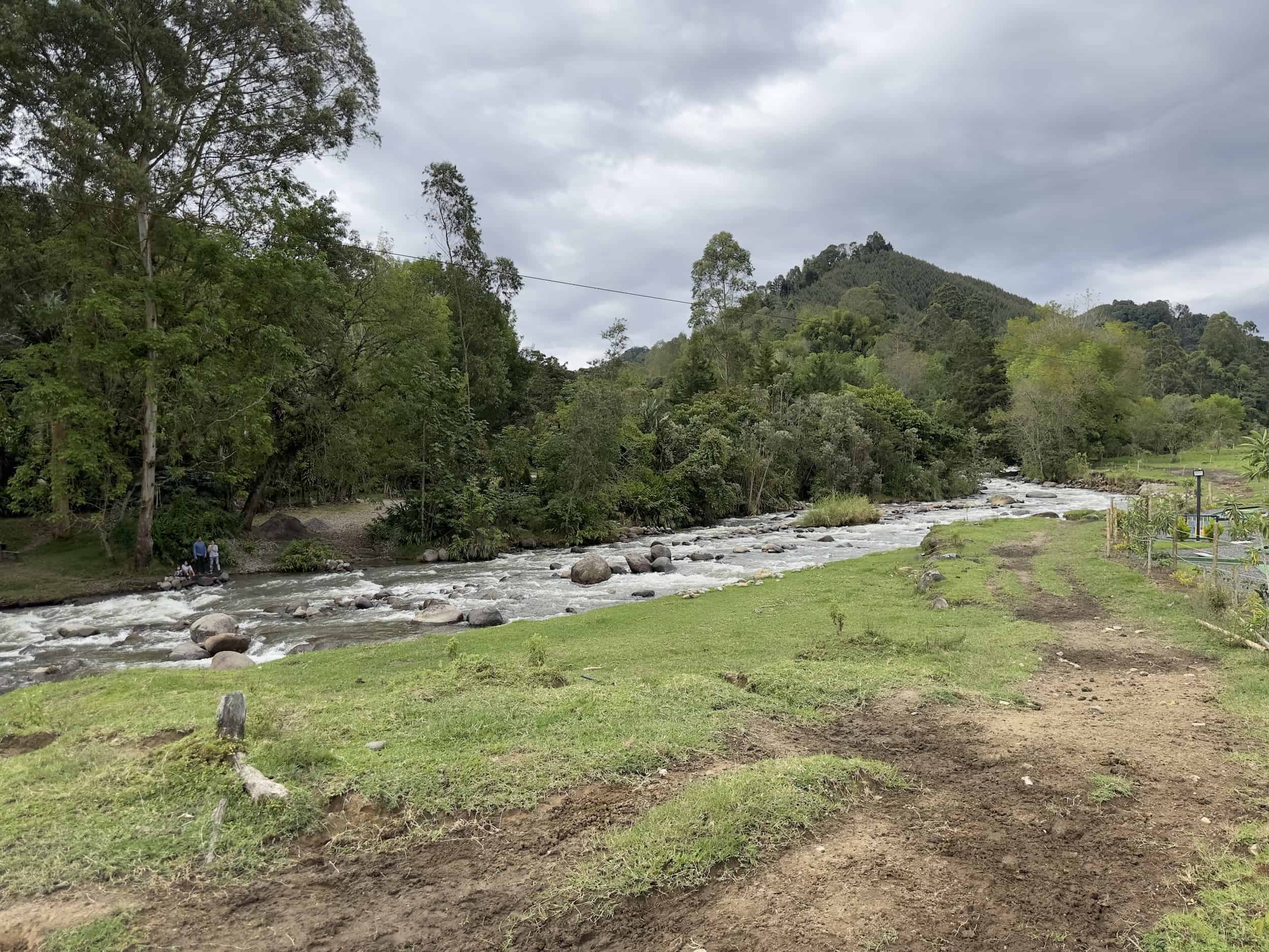 Quindío River in Boquía, Salento, Quindío, Colombia