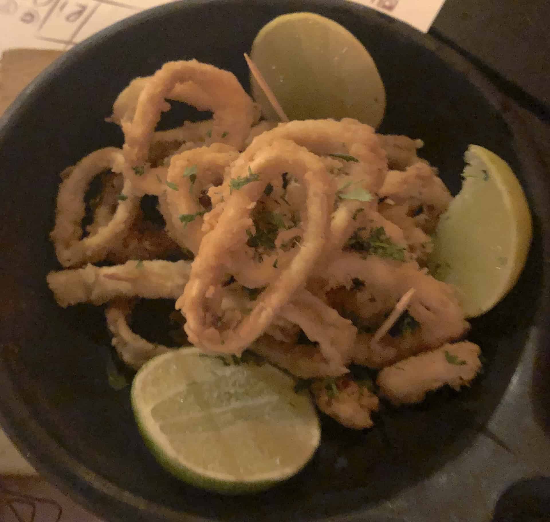 Calamari rings at El Español