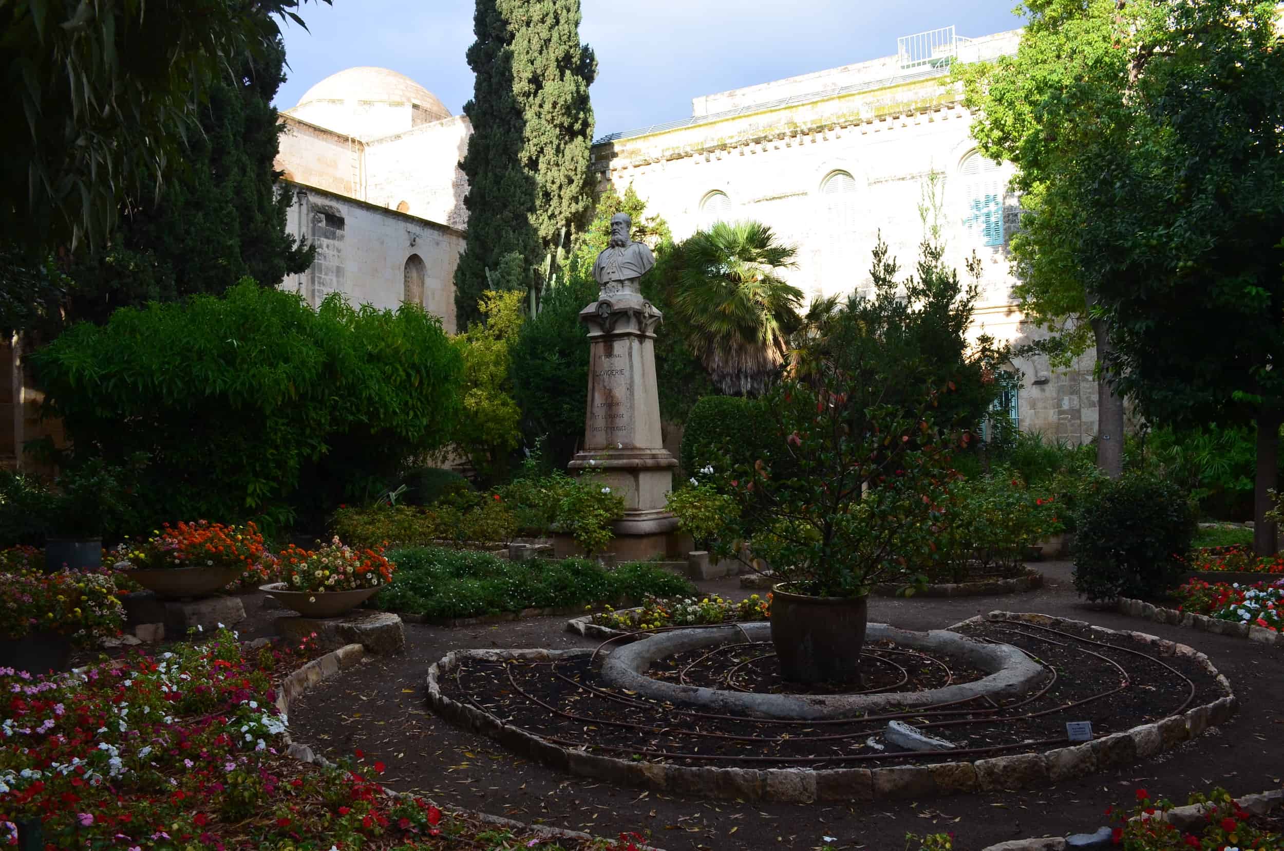 Garden at the Church of Saint Anne in the Muslim Quarter of Jerusalem