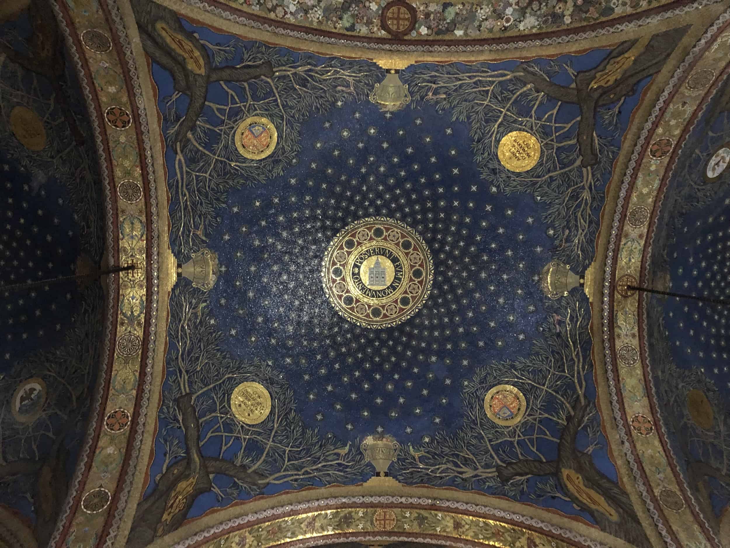 Dome in the Church of All Nations at Gethsemane in Jerusalem