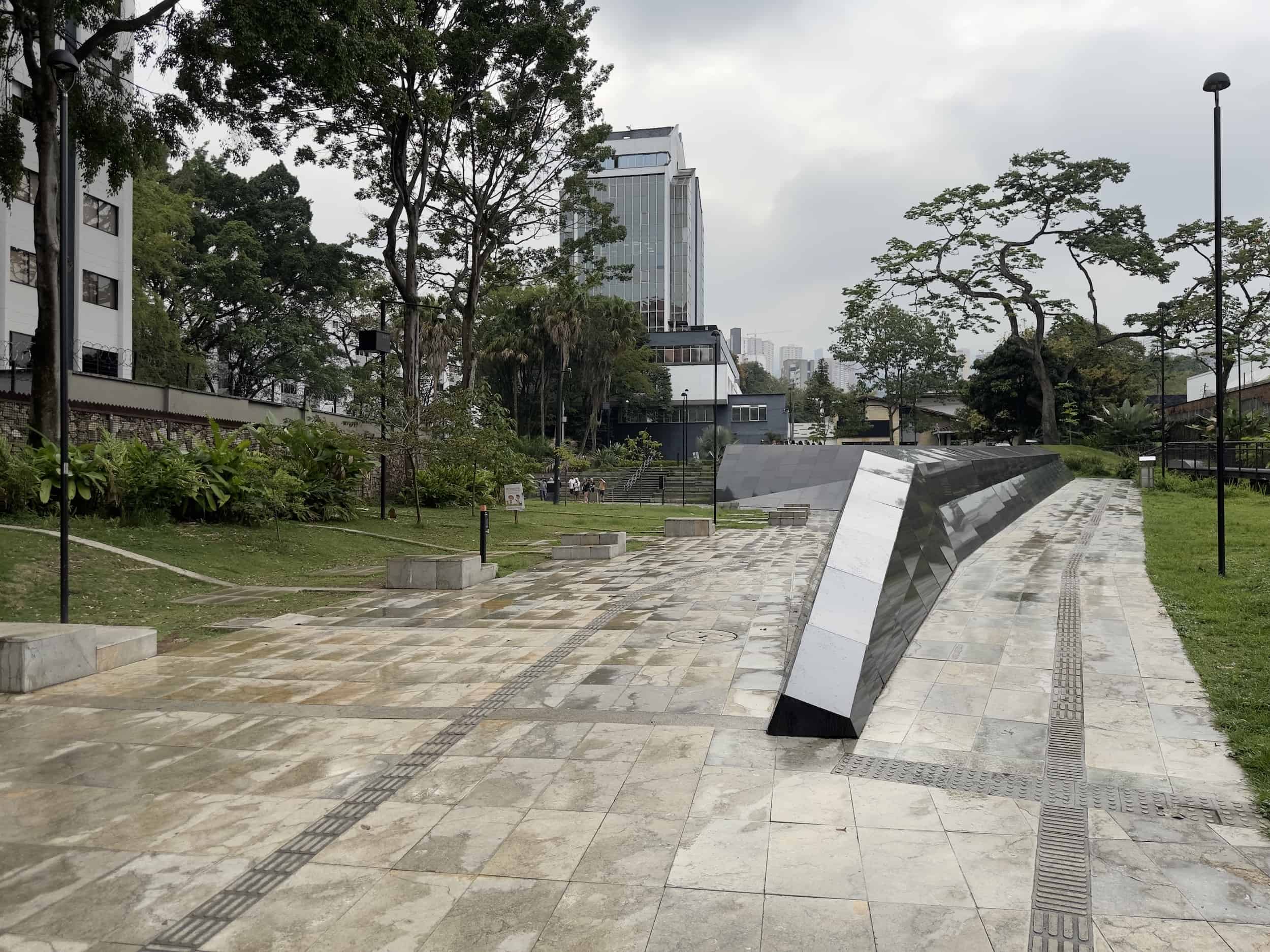 Inflexión Memorial Park in Medellín, Colombia