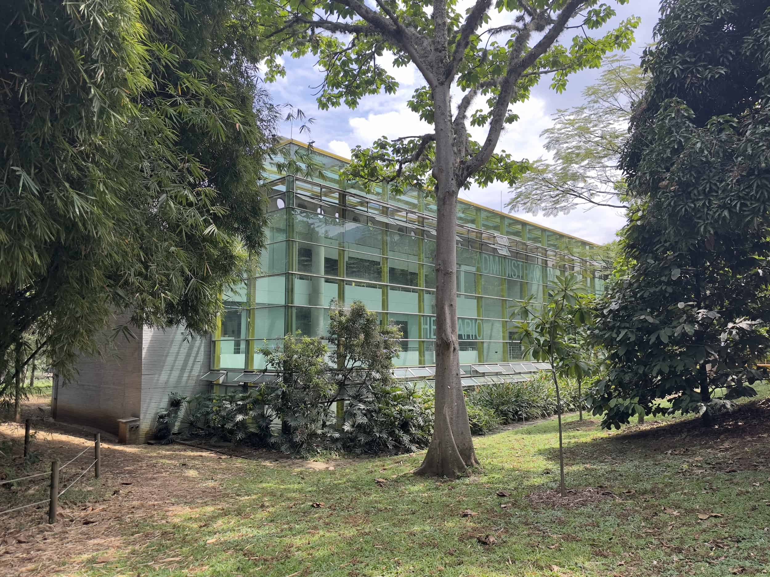 Scientific Building at the Medellín Botanical Garden in Medellín, Antioquia, Colombia