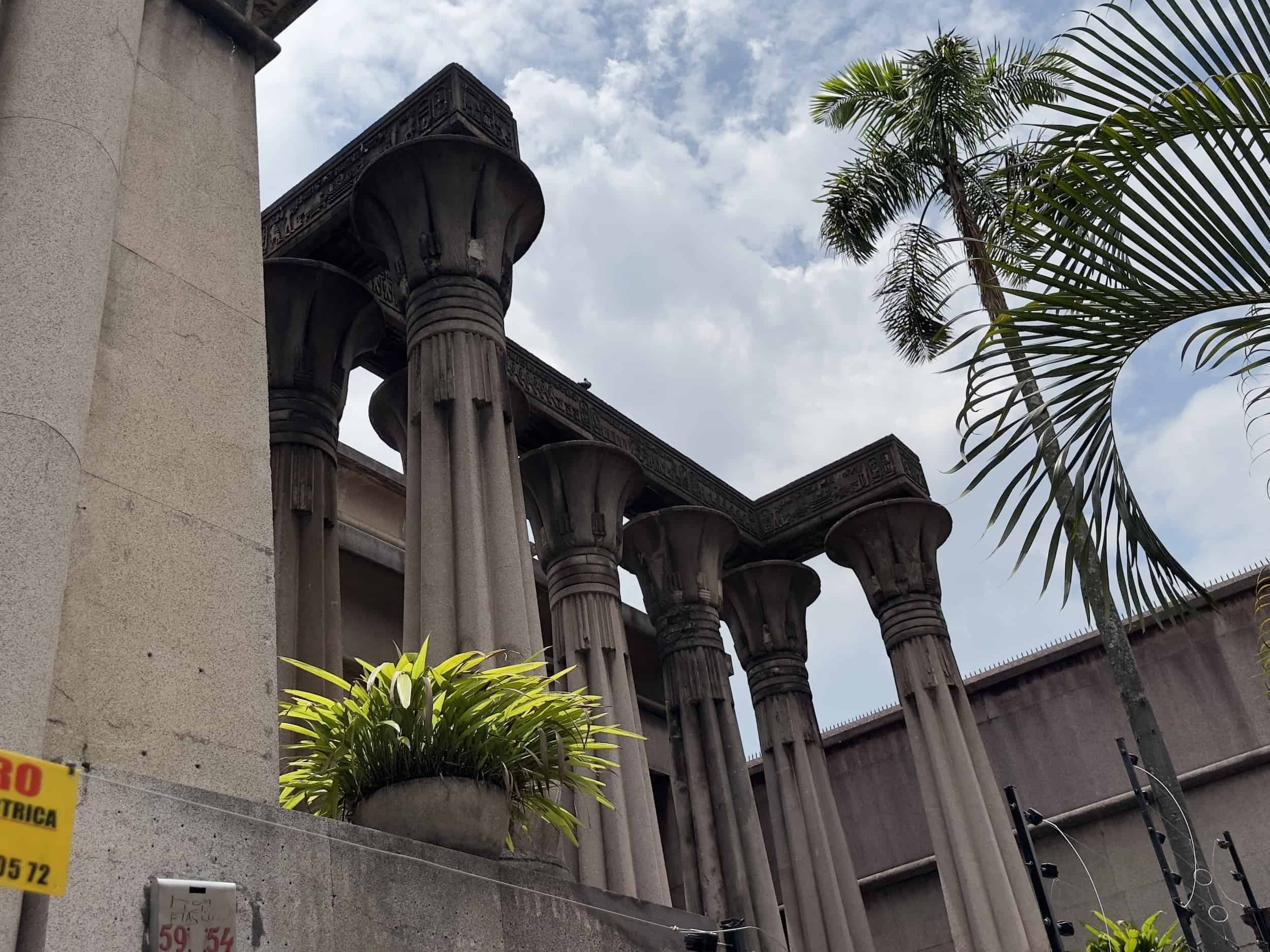Egyptian Palace in Prado, El Centro, Medellín, Colombia