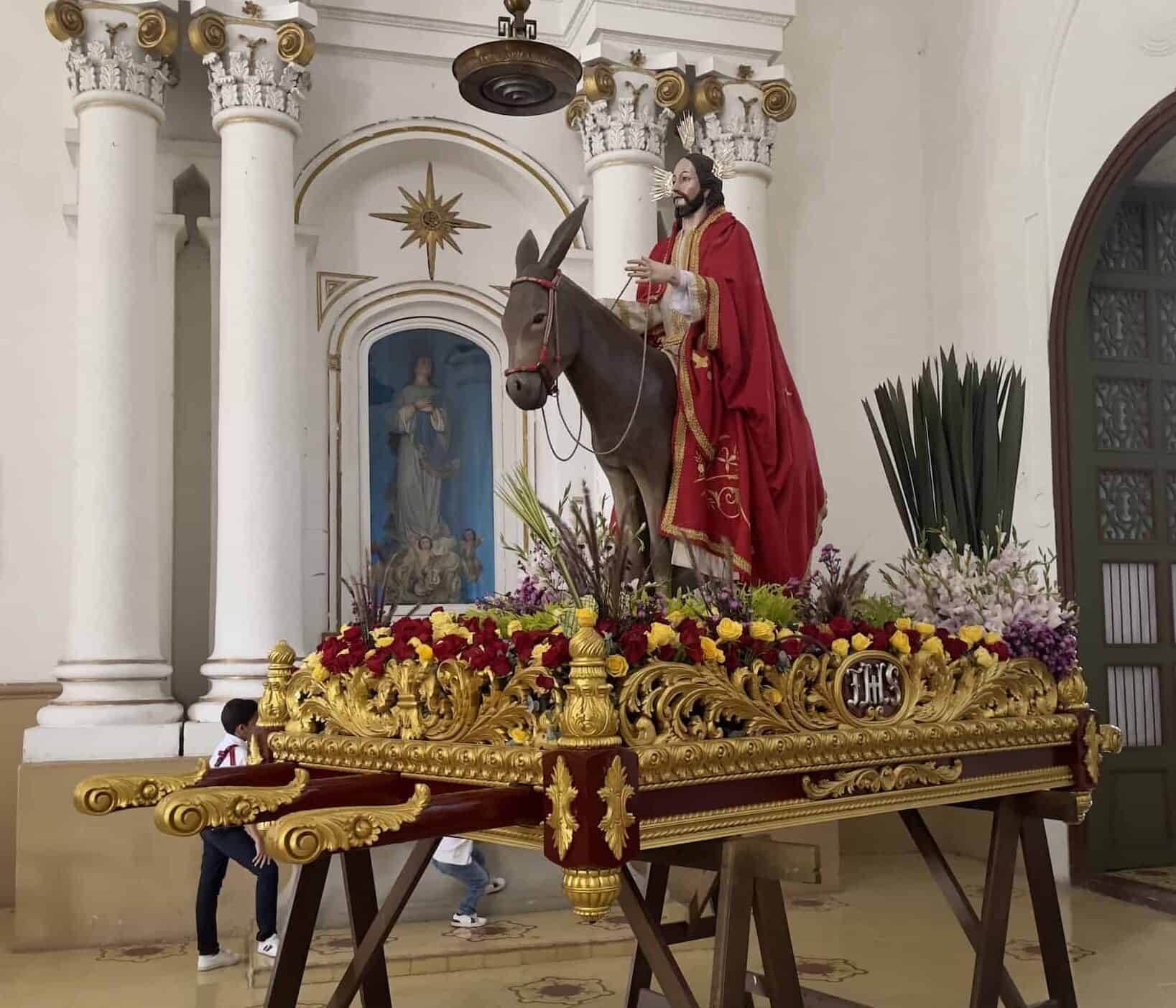 Processional at the Cathedral of Santa Fe de Antioquia, Colombia