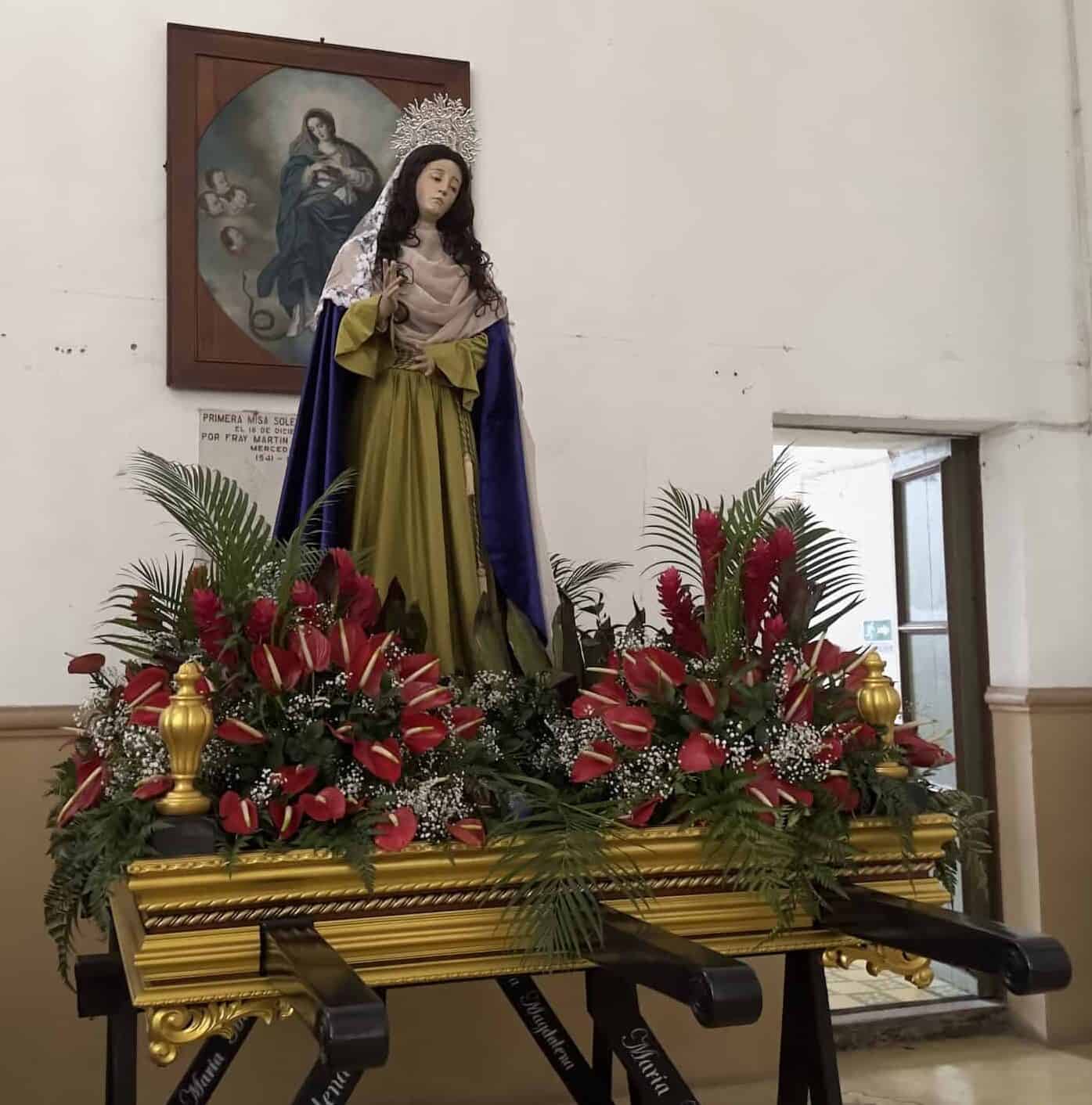 Processional at the Cathedral of Santa Fe de Antioquia, Colombia